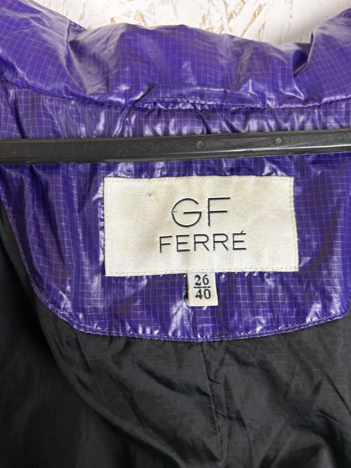 Ferre 00s Vintage 2009 Archive GF Ferre Shiny Nylon Jacket Size S / US 4 / IT 40 - 16 Thumbnail