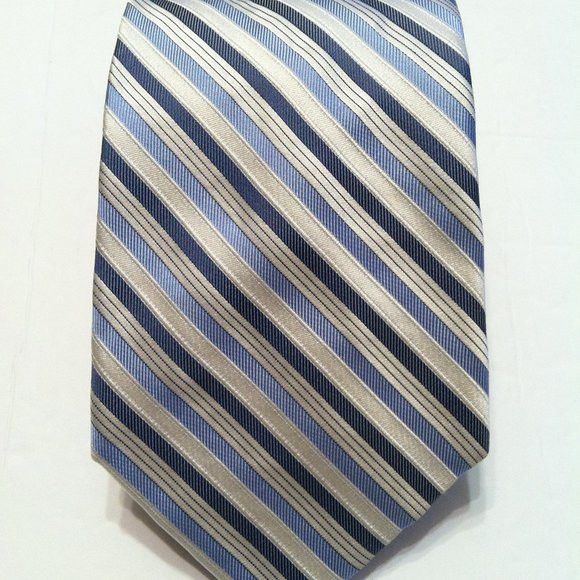 Calvin Klein CALVIN KLEIN MEN'S NEW 100%SILK TIE WIDTH: 3 1/2" Size ONE SIZE - 1 Thumbnail