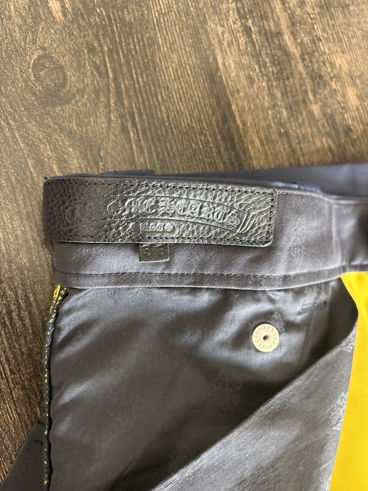 Chrome Hearts Chrome Hearts Half Nylon Half Leather Pants Size US 38 / EU 54 - 2 Thumbnail