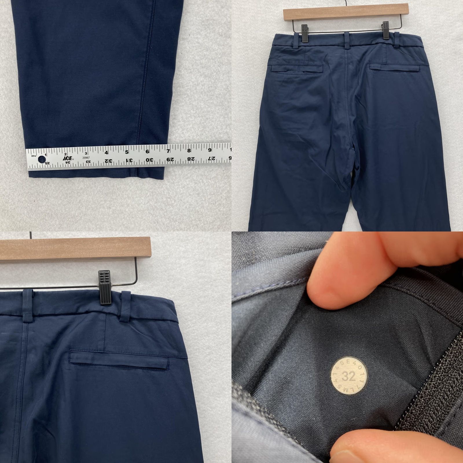 Lululemon Lululemon ABC Classic-Fit 5 Pocket Pants Warpstreme Navy Blue Mens 32 Preppy Size US 32 / EU 48 - 8 Thumbnail