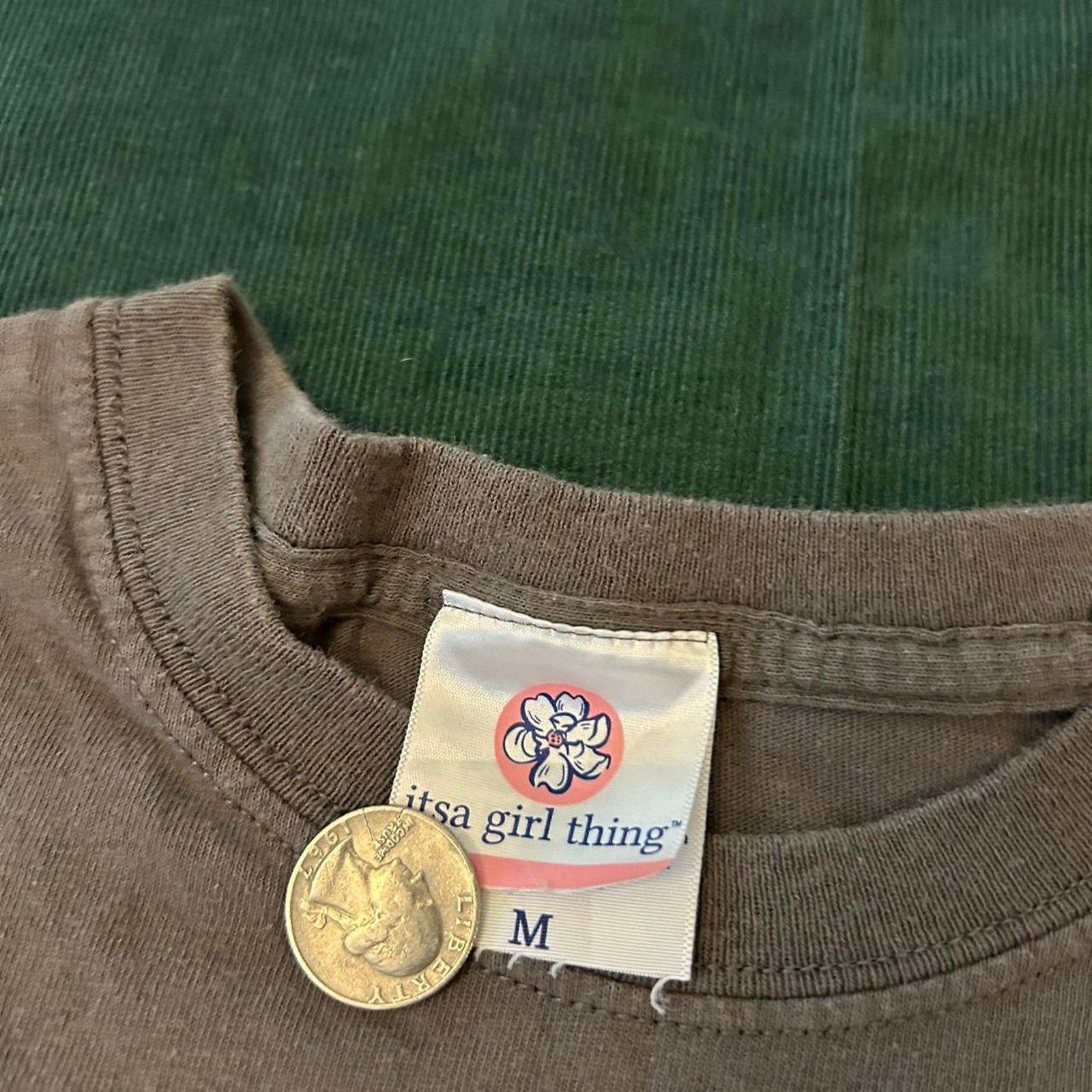 Other Vintage its a girl thing tee Size M / US 6-8 / IT 42-44 - 4 Thumbnail