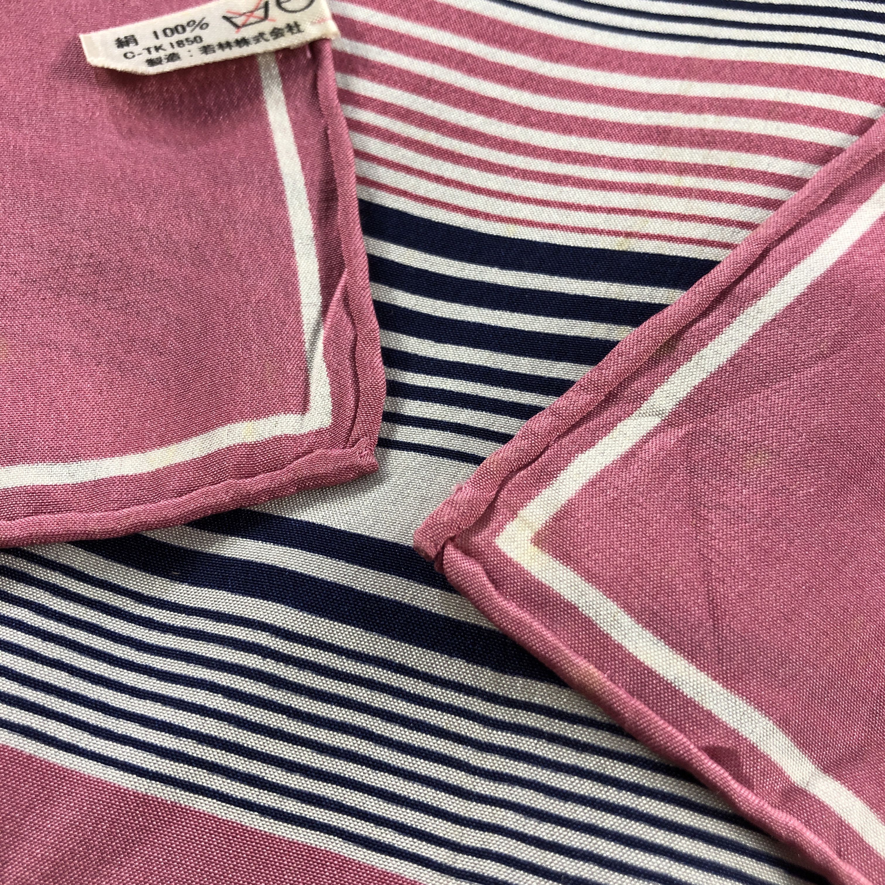 Pierre Balmain Vintage Pierre Balmain Hand Rolled Silk Scarf M1351 Size ONE SIZE - 5 Thumbnail