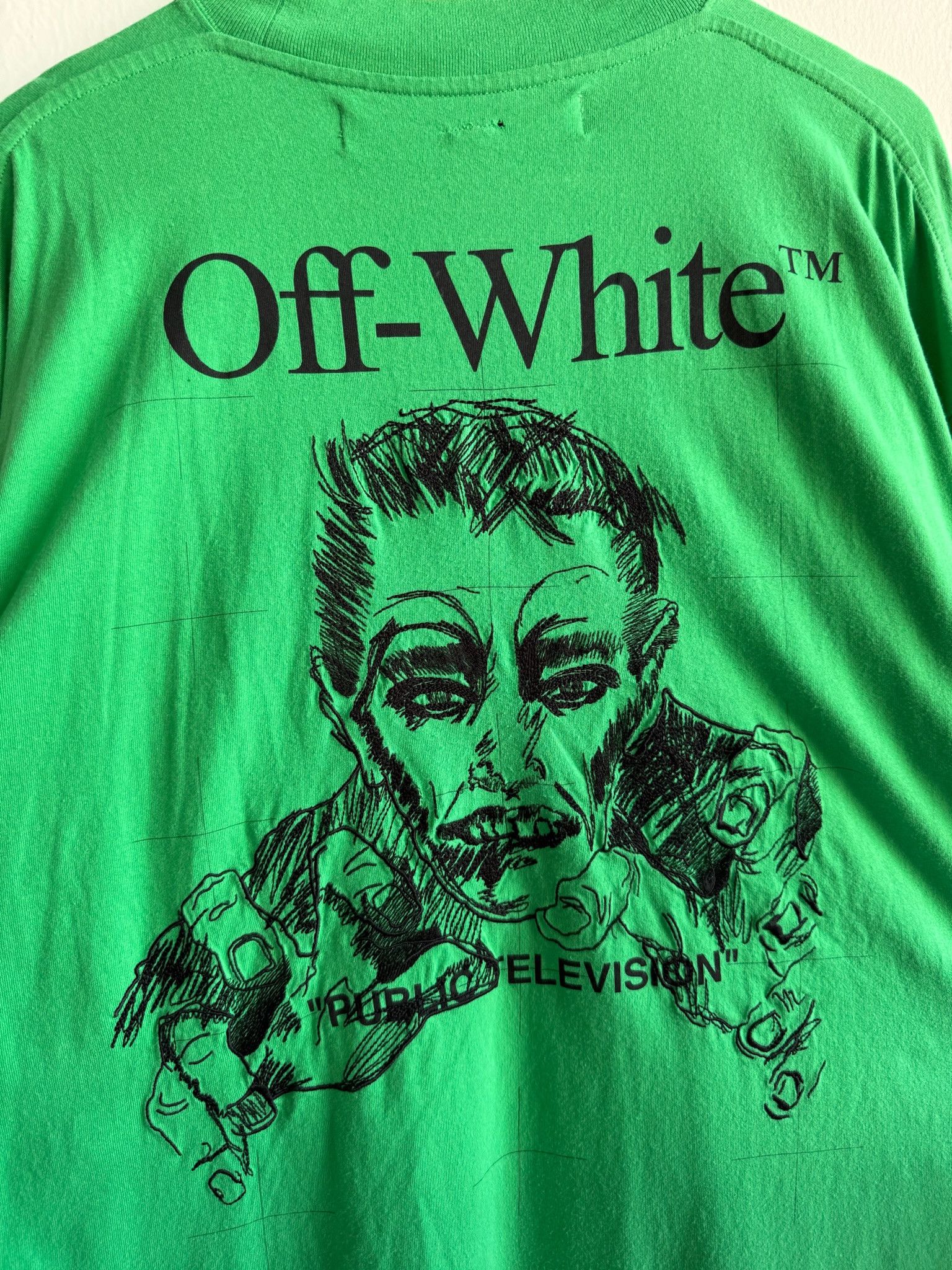Off-White Off White Television Tee Size US XL / EU 56 / 4 - 5 Thumbnail