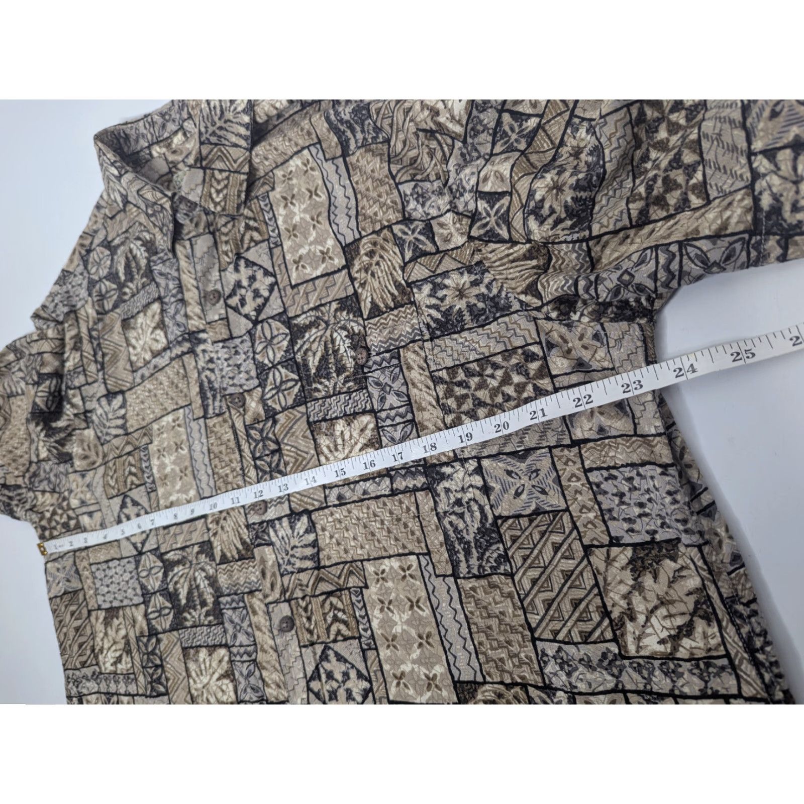 Vintage Batik Bay Men's Hawaiian Shirt XL Short Sleeve Button Tribal Palm Trees Camp Size US XL / EU 56 / 4 - 5 Thumbnail