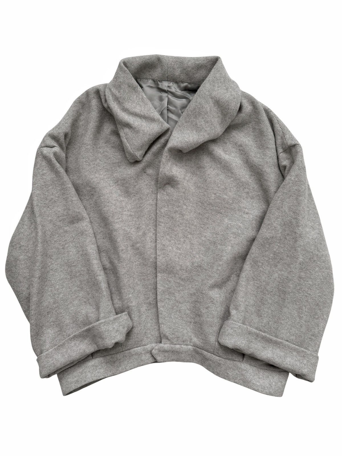 Dior $4000 Cashmere Cropped Ruched Collar Jacket Size US XL / EU 56 / 4 - 1 Thumbnail