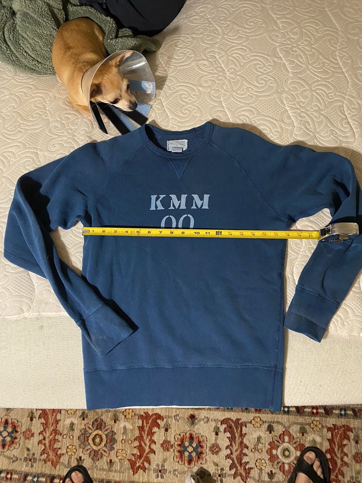 Knickerbocker Mfg Co Knickerbocker mfg x Manready Mercantile indigo crew fleece Size US S / EU 44-46 / 1 - 1 Thumbnail