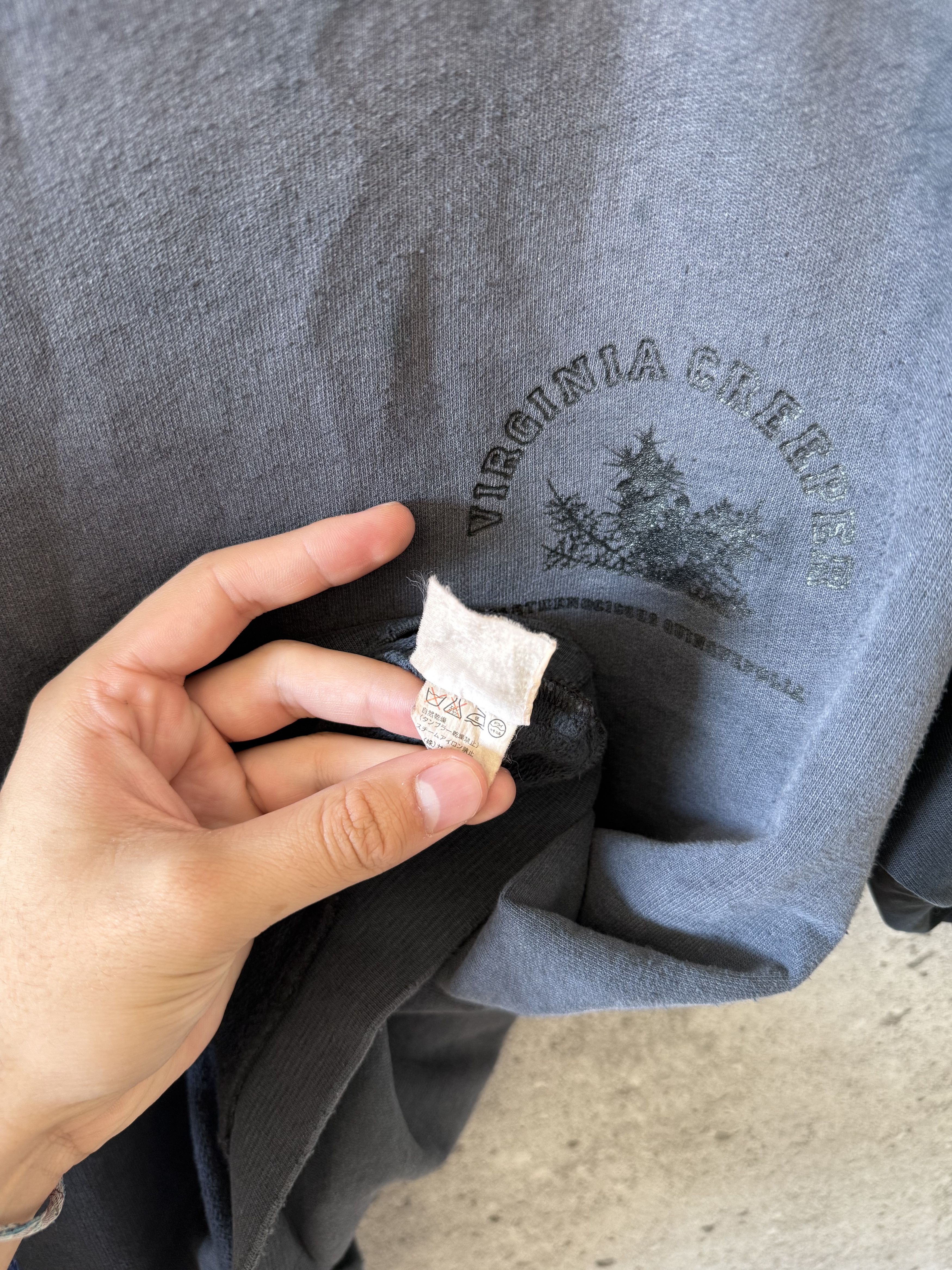 Raf Simons Raf Simons og Virginia creeper thrashed raglan t shirt Size US M / EU 48-50 / 2 - 7 Thumbnail