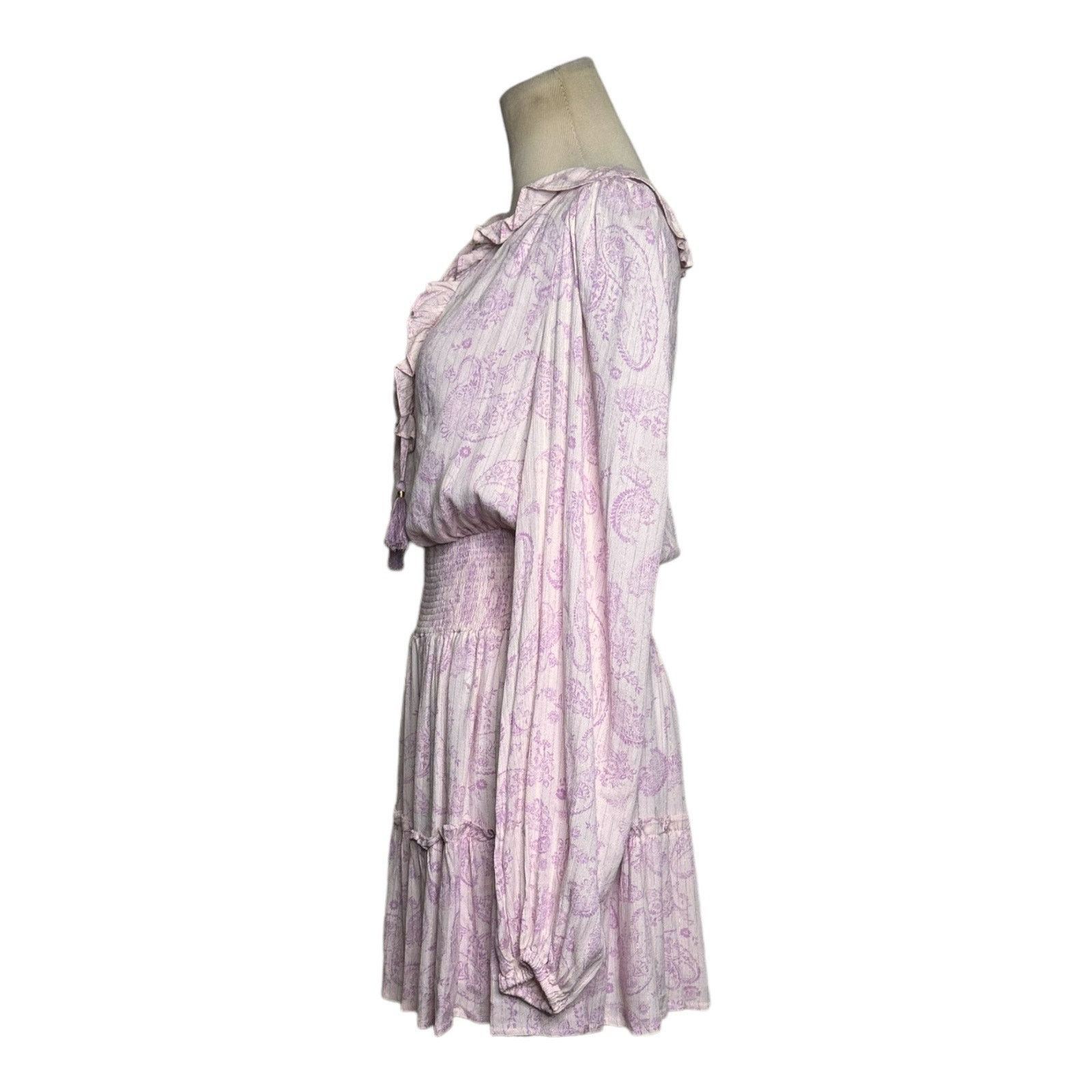 House of Harlow House oh Harlow 1960 Paisley boho chic mini dress size small Size S / US 4 / IT 40 - 2 Thumbnail