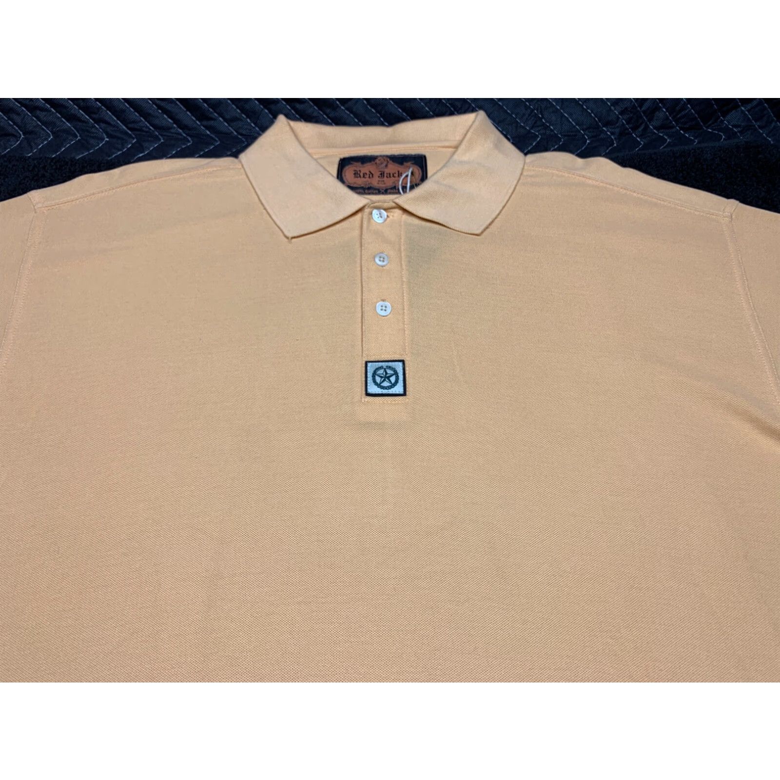 Vintage RED JACKET Golf Polo Shirt Men's Large Peach Short Sleeve Size US L / EU 52-54 / 3 - 2 Thumbnail