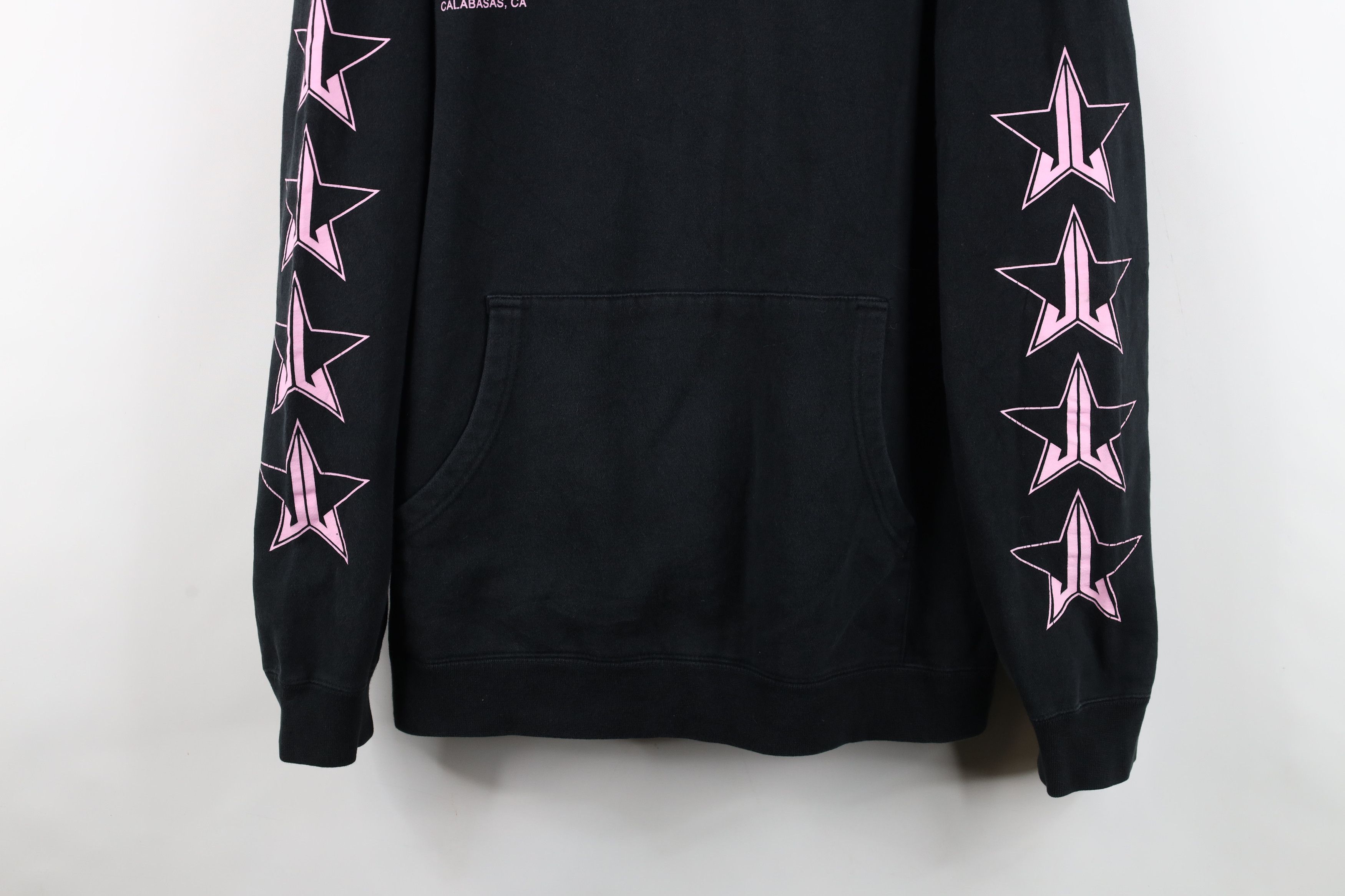 Vintage Jeffree Star Cosmetics Spell Out Calabasas Hoodie Sweatshirt Size L / US 10 / IT 46 - 3 Thumbnail
