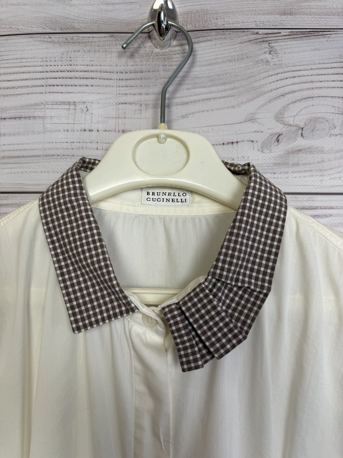 Brunello Cucinelli Brunello Cucinelli Shirt Button Up Made in Italy Size L / US 10 / IT 46 - 5 Thumbnail