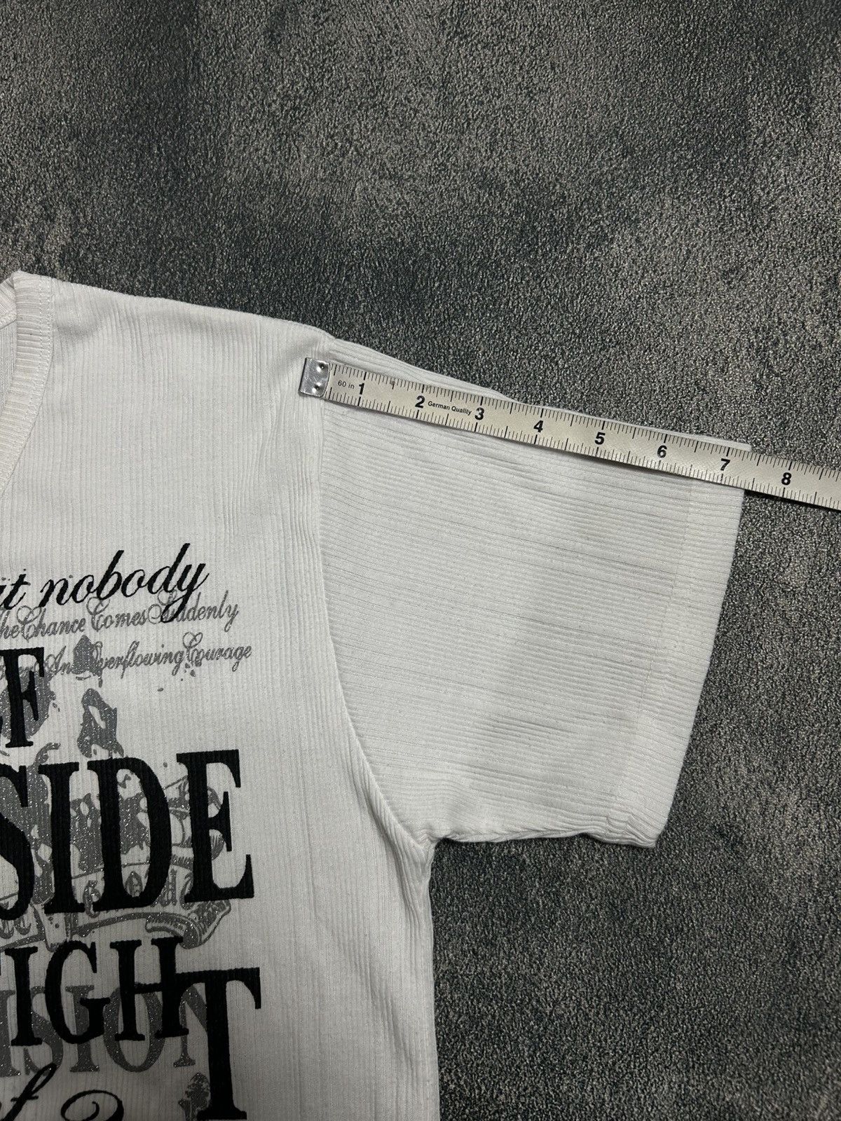 Japanese Brand Time Step Heisei Gal tshirt Grunge punk Lolita y2k skull Size US M / EU 48-50 / 2 - 10 Thumbnail