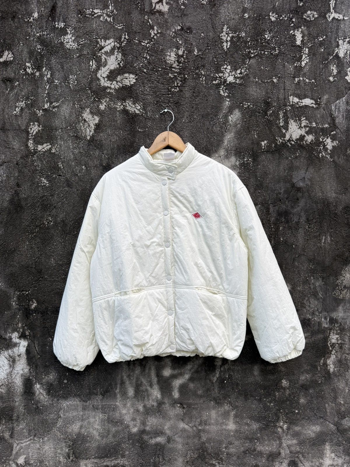 Danton Danton White Light Puffer Bomber Jacket Size US L / EU 52-54 / 3 - 1 Thumbnail