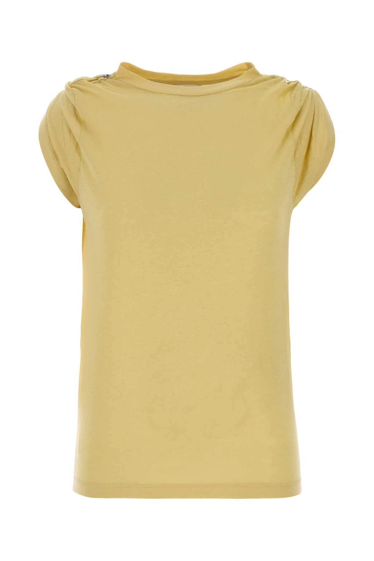 Isabel Marant Etoile Yellow Cotton Blend Zelna Tank Top Size M / US 6-8 / IT 42-44 - 1 Thumbnail
