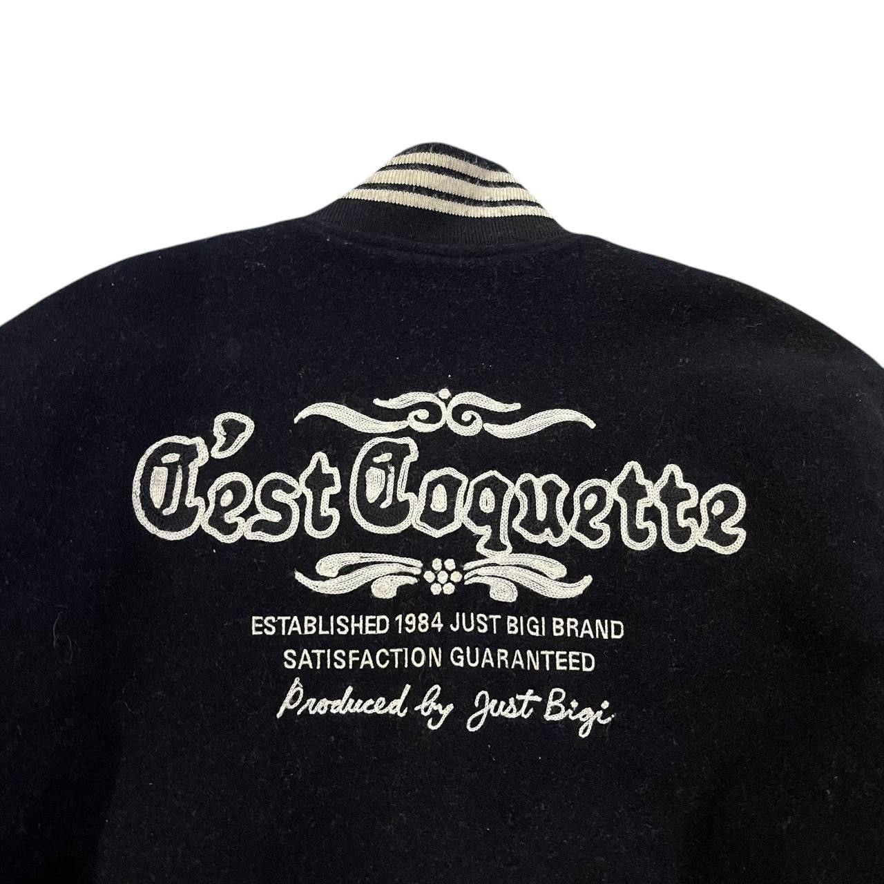 BIGI Vintage Just Bigi Wool Leather Varsity Jacket Size US L / EU 52-54 / 3 - 14 Thumbnail