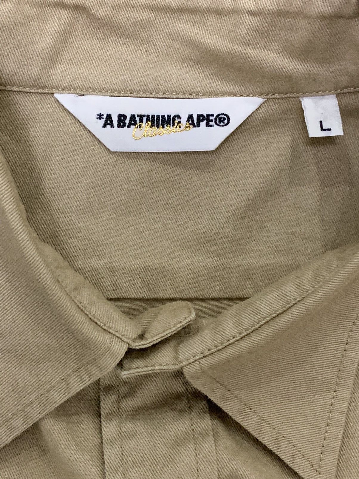 Bape OG BAPE PATCHES “GENERAL MADE” BUTTON-UP LONGSLEEVE SHIRT Size US L / EU 52-54 / 3 - 2 Thumbnail