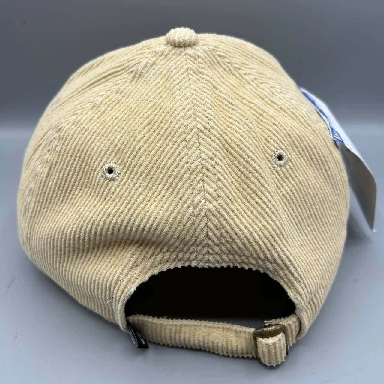 New Era Quiksilver Hat Men Beige Corduroy Strap Back Cotton Size ONE SIZE - 7 Thumbnail