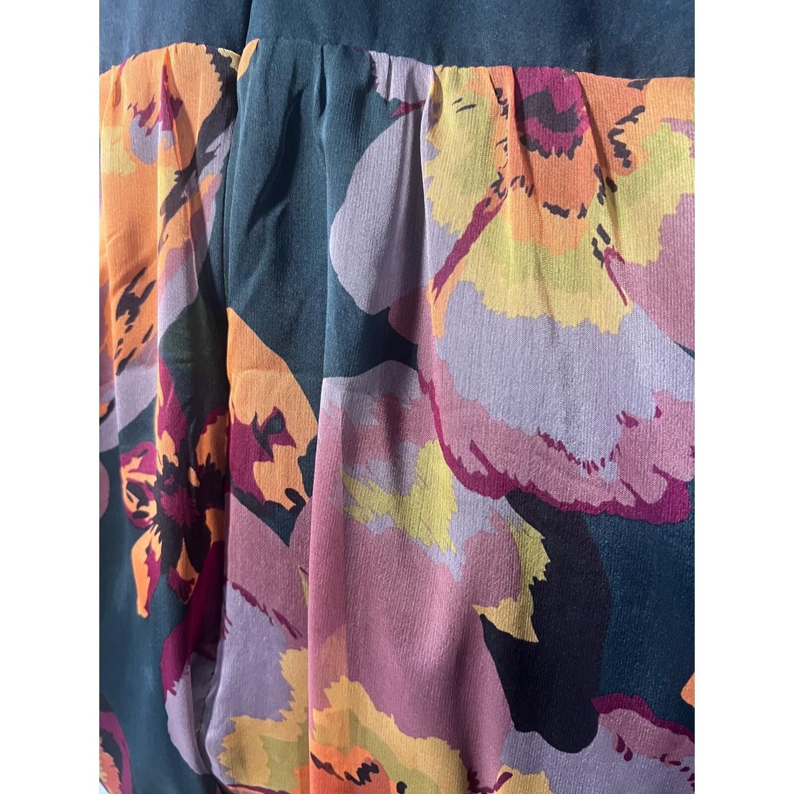 Other The Limited Floral Halter Dress Womens 12 Multicolor NEW Size XL / US 12-14 / IT 48-50 - 9 Thumbnail
