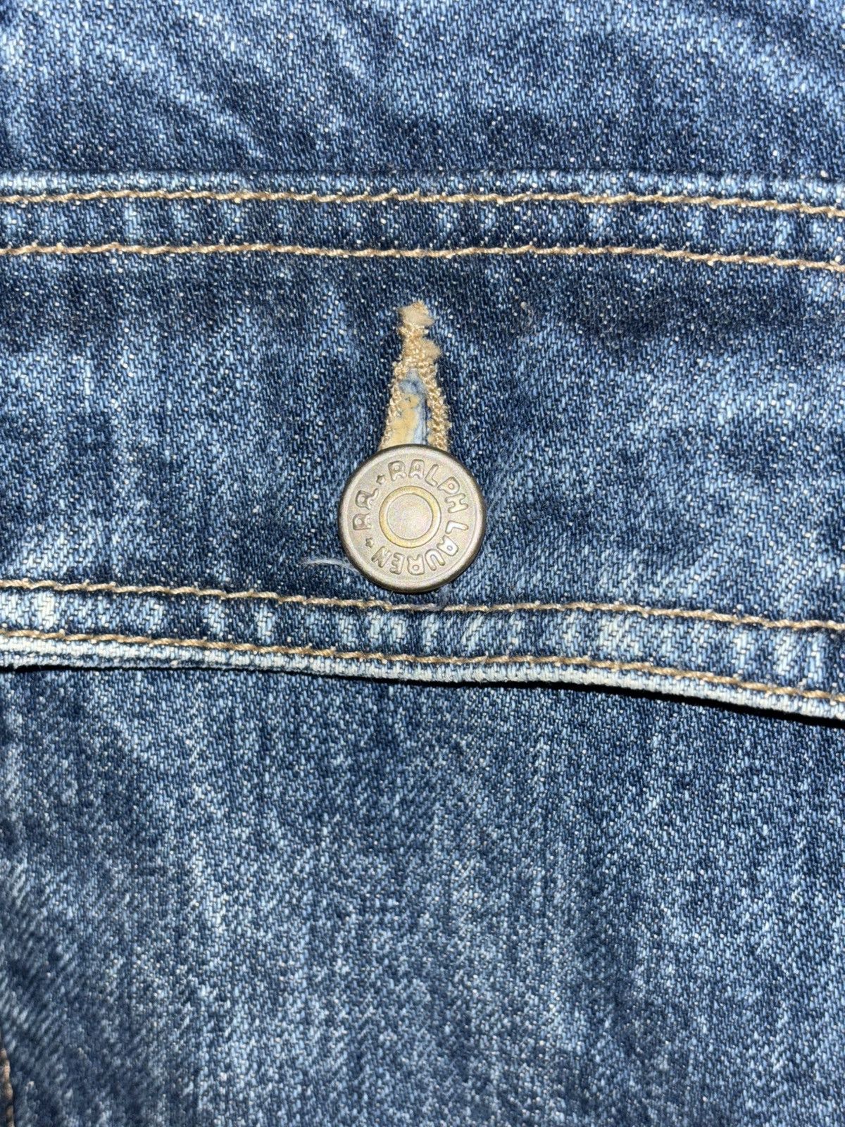Polo Ralph Lauren × Ralph Lauren Double R Ralph Lauren Denim Jacket Size US L / EU 52-54 / 3 - 2 Thumbnail