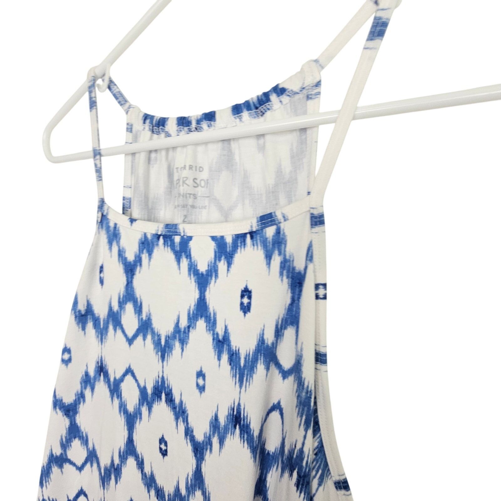 Torrid Torrid Super Soft Knits Tie Dye Halter Tank Plus 2X Stretch Size XXL / US 16-18 / IT 52-54 - 4 Thumbnail