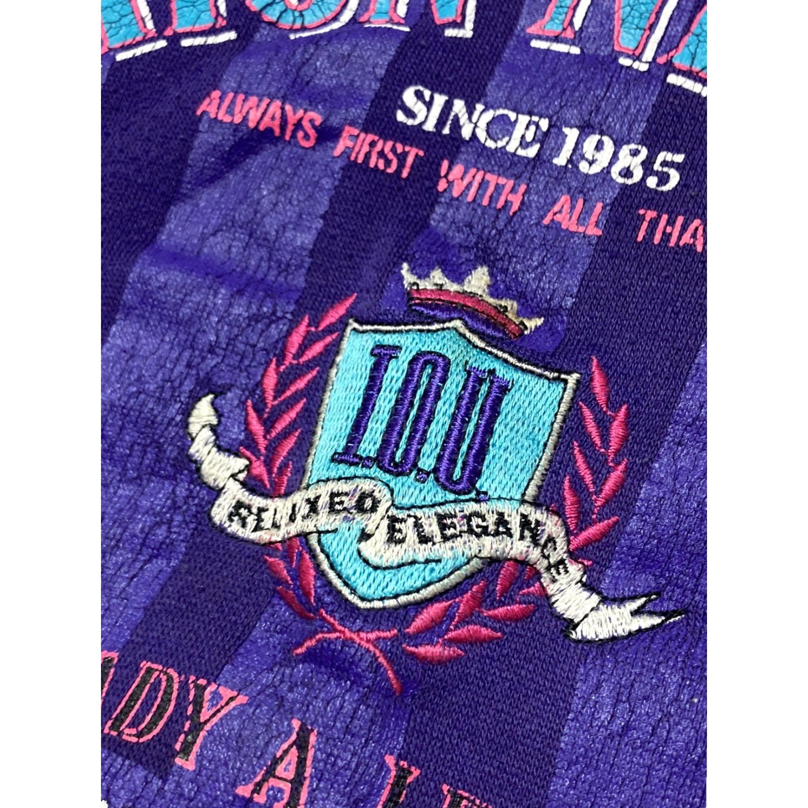 Vintage VINTAGE 90s graphic t shirt fashion network style 1990 already a legend adult XL Men Purple T-Shirt 90s Size US XL / EU 56 / 4 - 5 Thumbnail