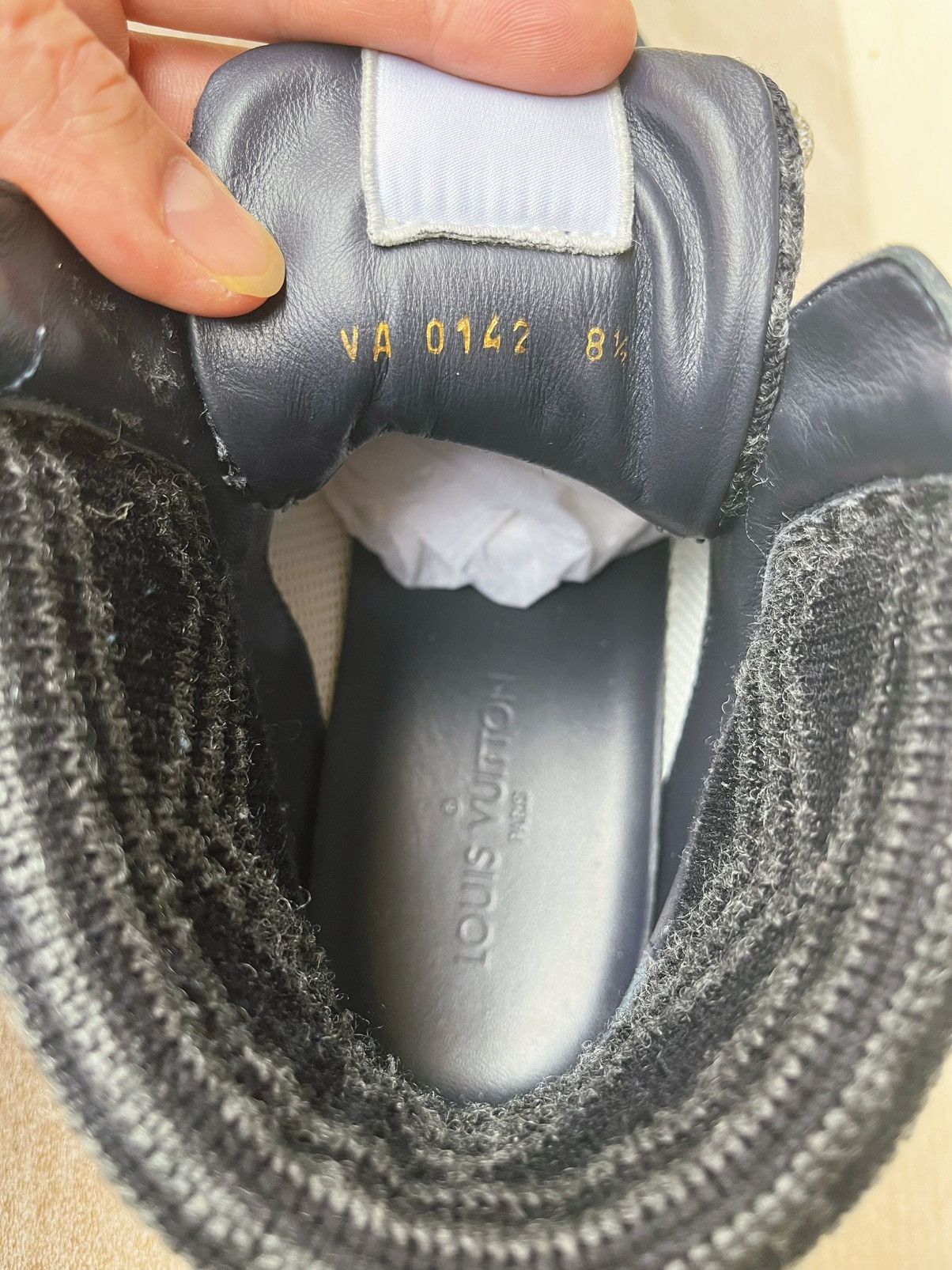 Louis Vuitton high-top sneakers