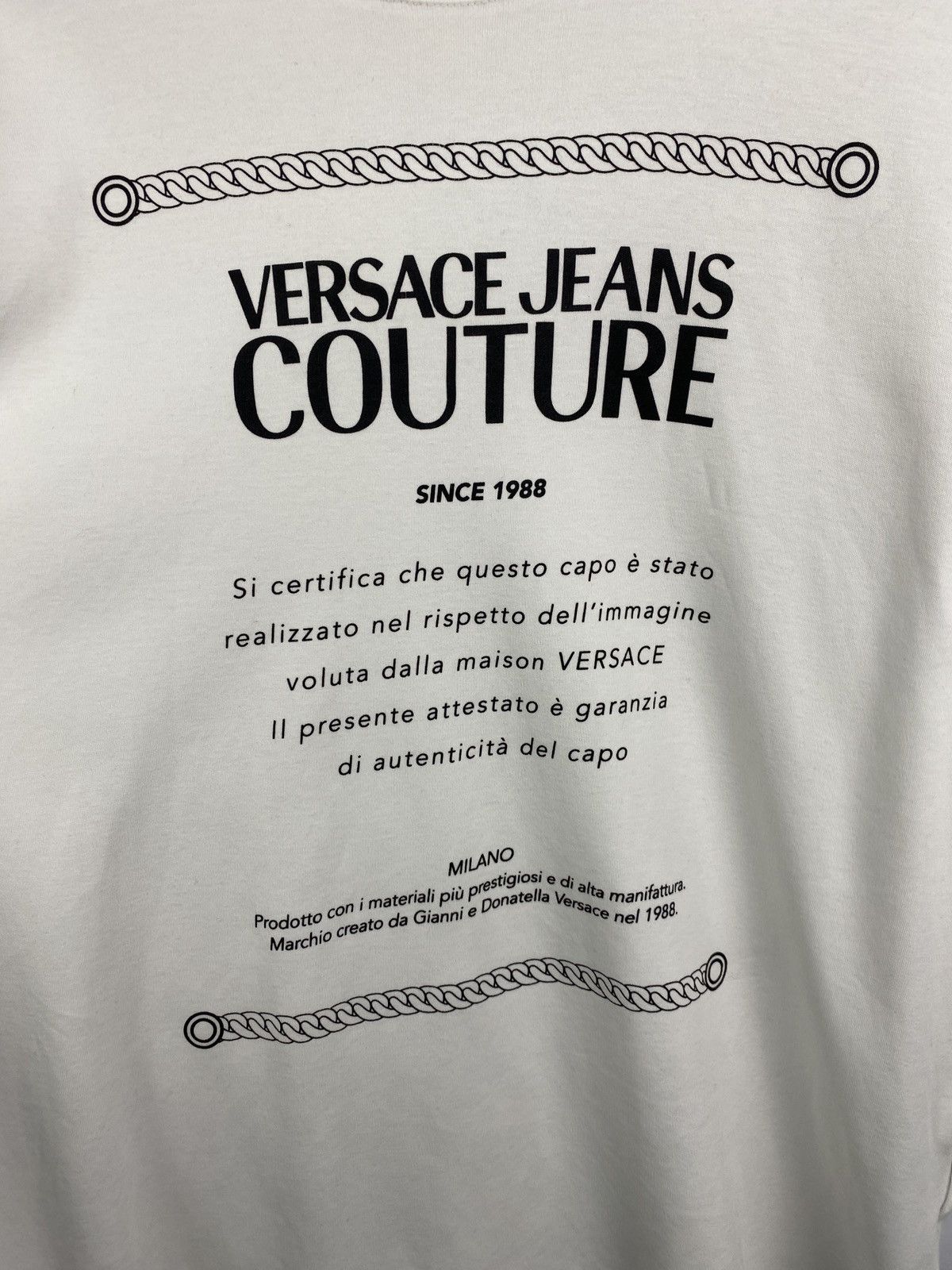 Versace Jeans Couture 🇮🇹 Versace Jeans Couture Rare T-Shirt Size US M / EU 48-50 / 2 - 4 Thumbnail