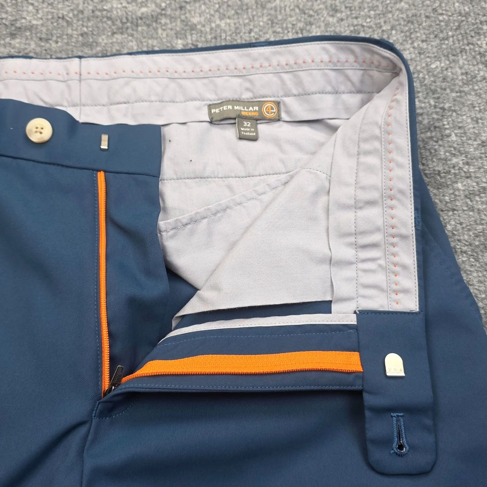 Peter Millar Peter Millar Eb66 Pants Mens 32 Blue Stretch Wicking Performance Golf Khakis Size US 32 / EU 48 - 5 Thumbnail