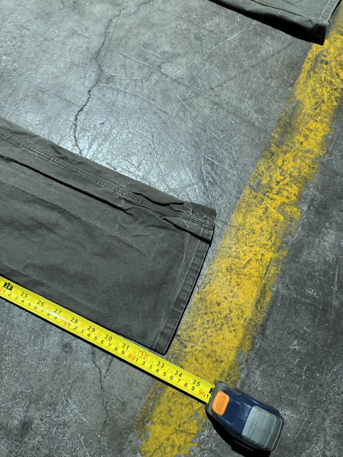 Dickies × Vintage Vintage Dickies Gray Carpenter Work Pants 34x34 Size US 34 / EU 50 - 6 Thumbnail