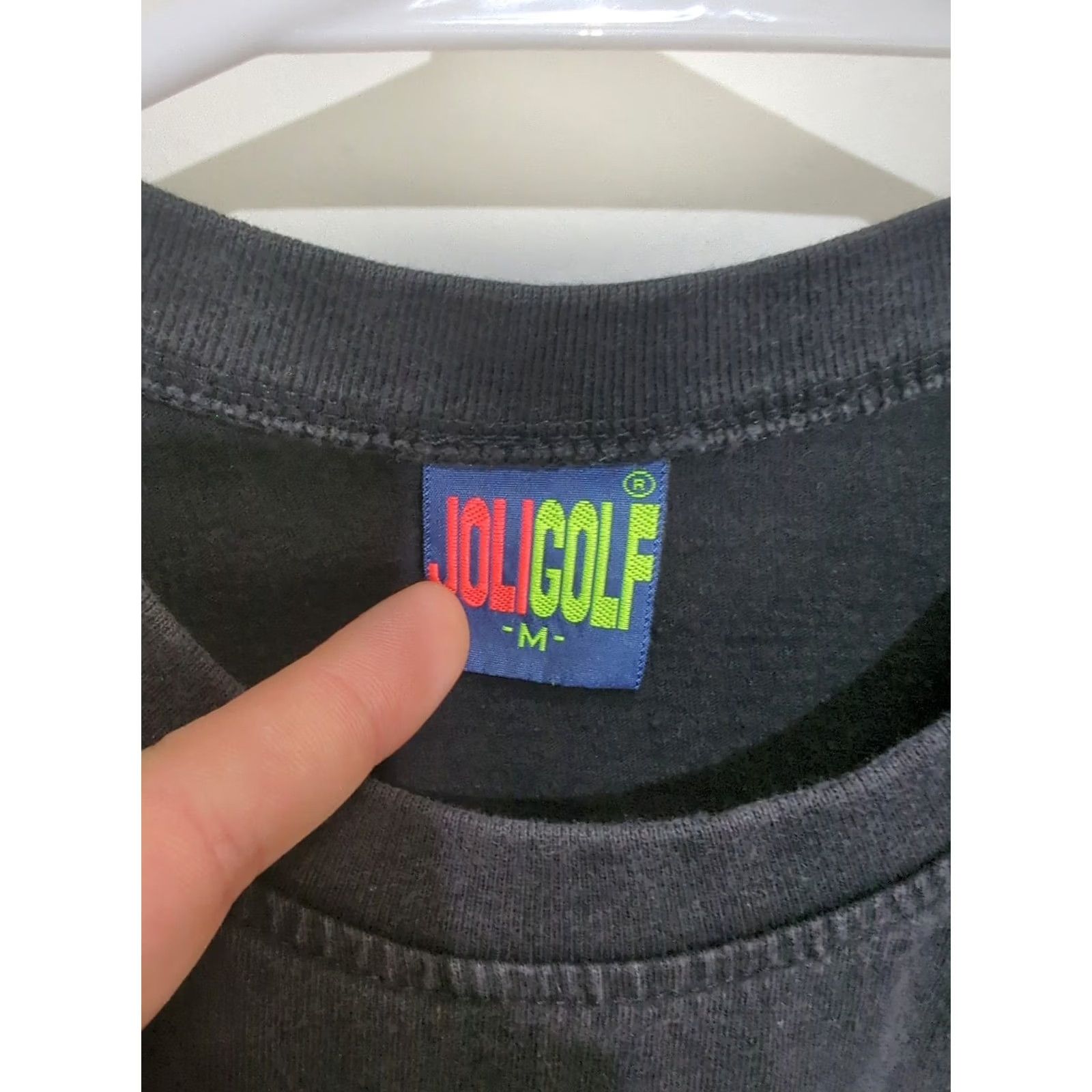 Vintage VINTAGE Joligolf Thailand Elephant Wood Works Men's Black Medium T Shirt Crew Neck Short Sleeve Cotton Knit Logo Art Nature Retro Clothing Mens Size US M / EU 48-50 / 2 - 2 Thumbnail