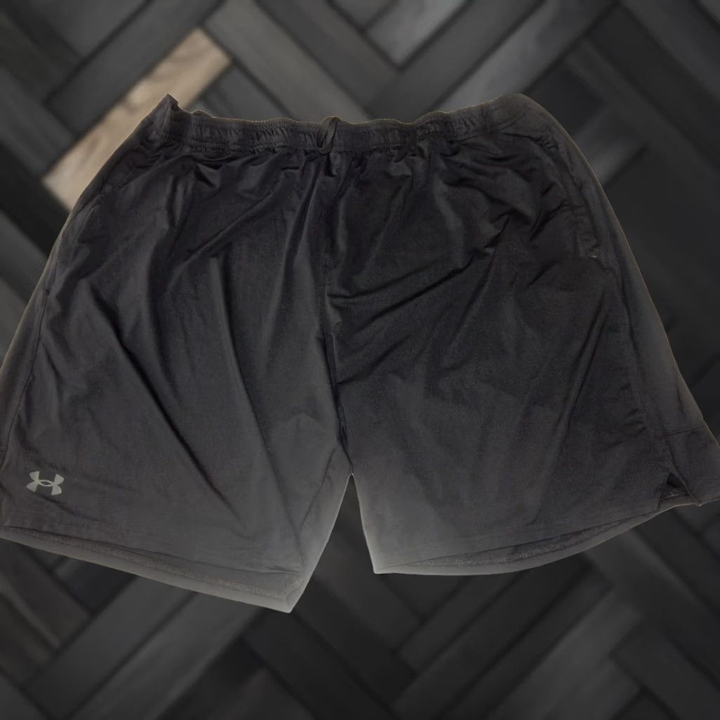 Under Armour Under Armour Men's Shorts Size 4XL Black Athletic Activewear Big & Tall Mens Size US 39 - 1 Thumbnail