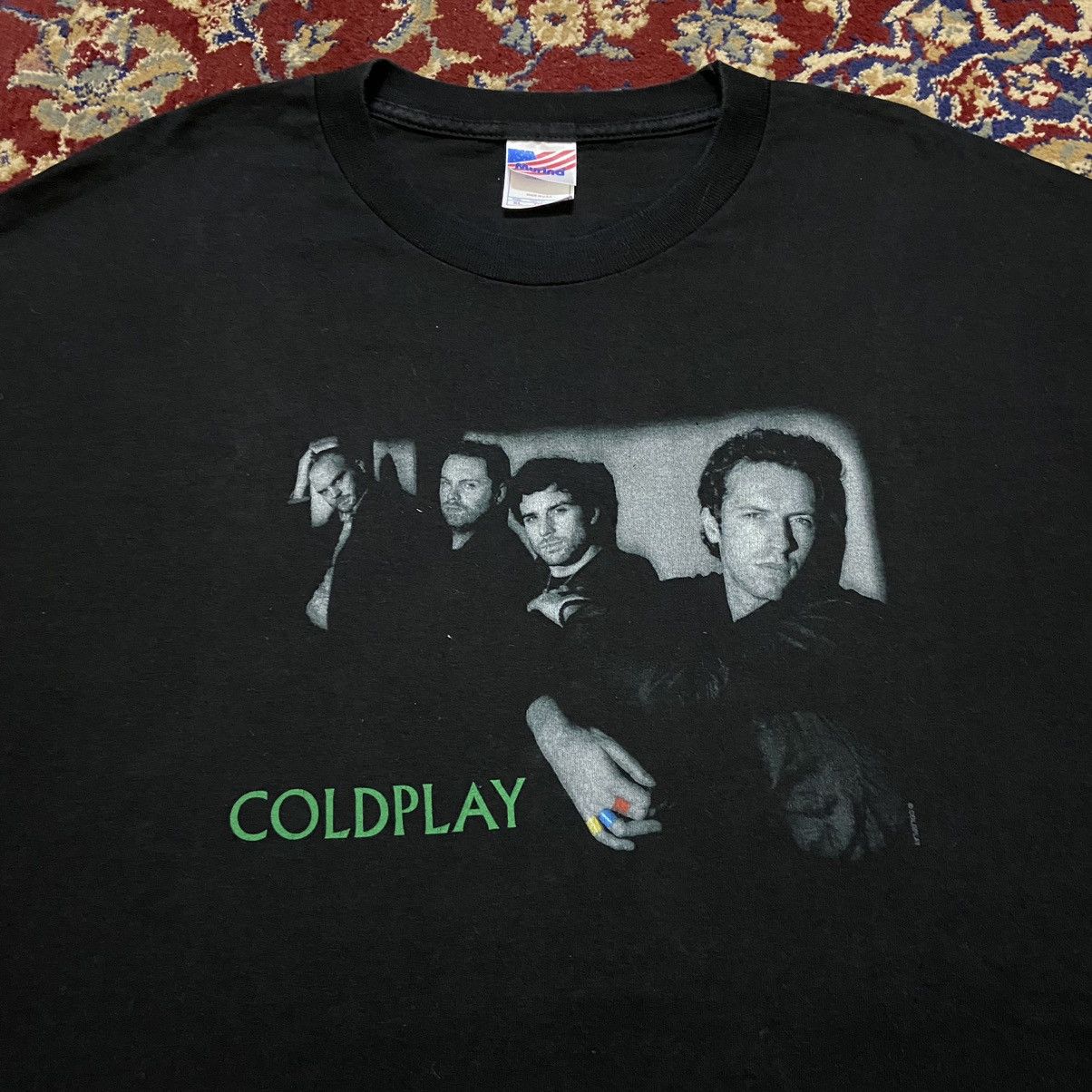 Vintage 2005 Coldplay X&Y Lineup T Shirt