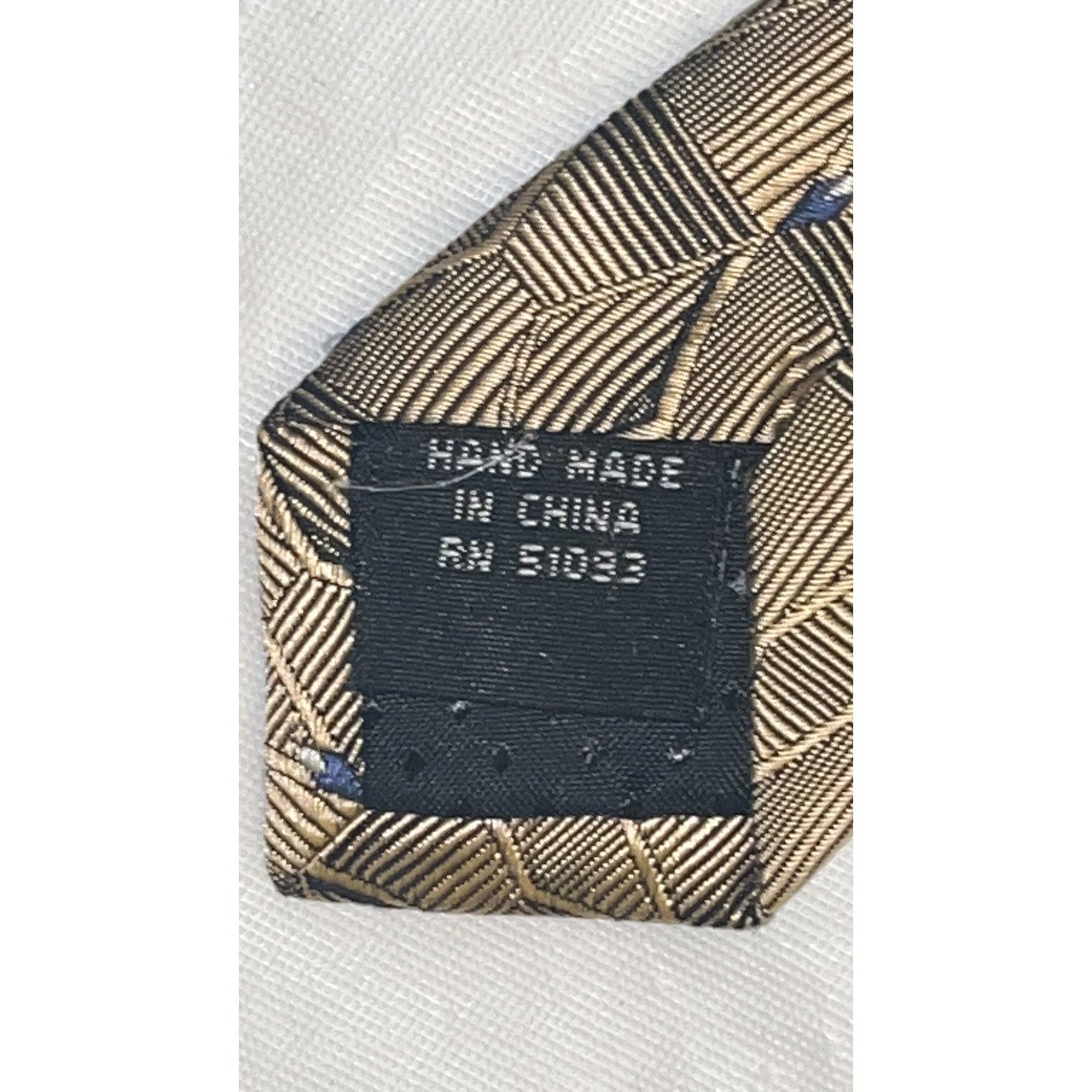 Other PRIVADO All Silk Tie - Golden Brown Hand Made Size ONE SIZE - 6 Thumbnail