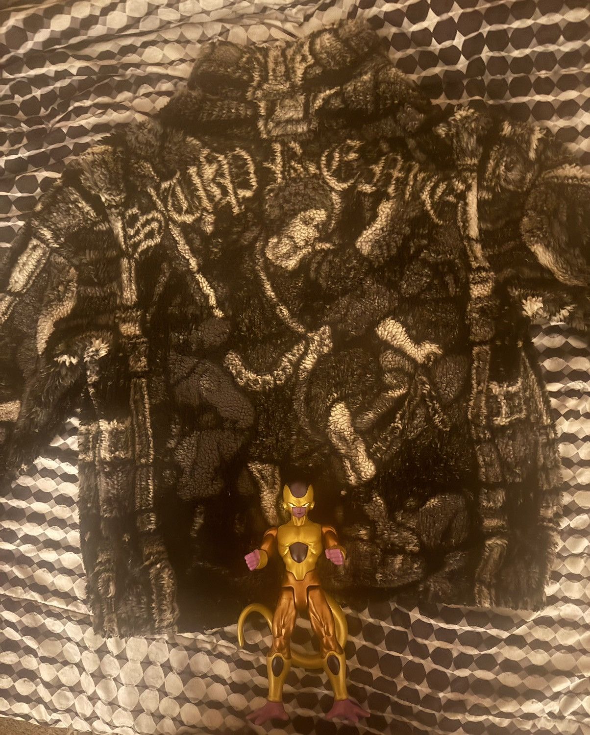 Supreme Supreme Saint Michael Fleece Jacket - Black | Grailed