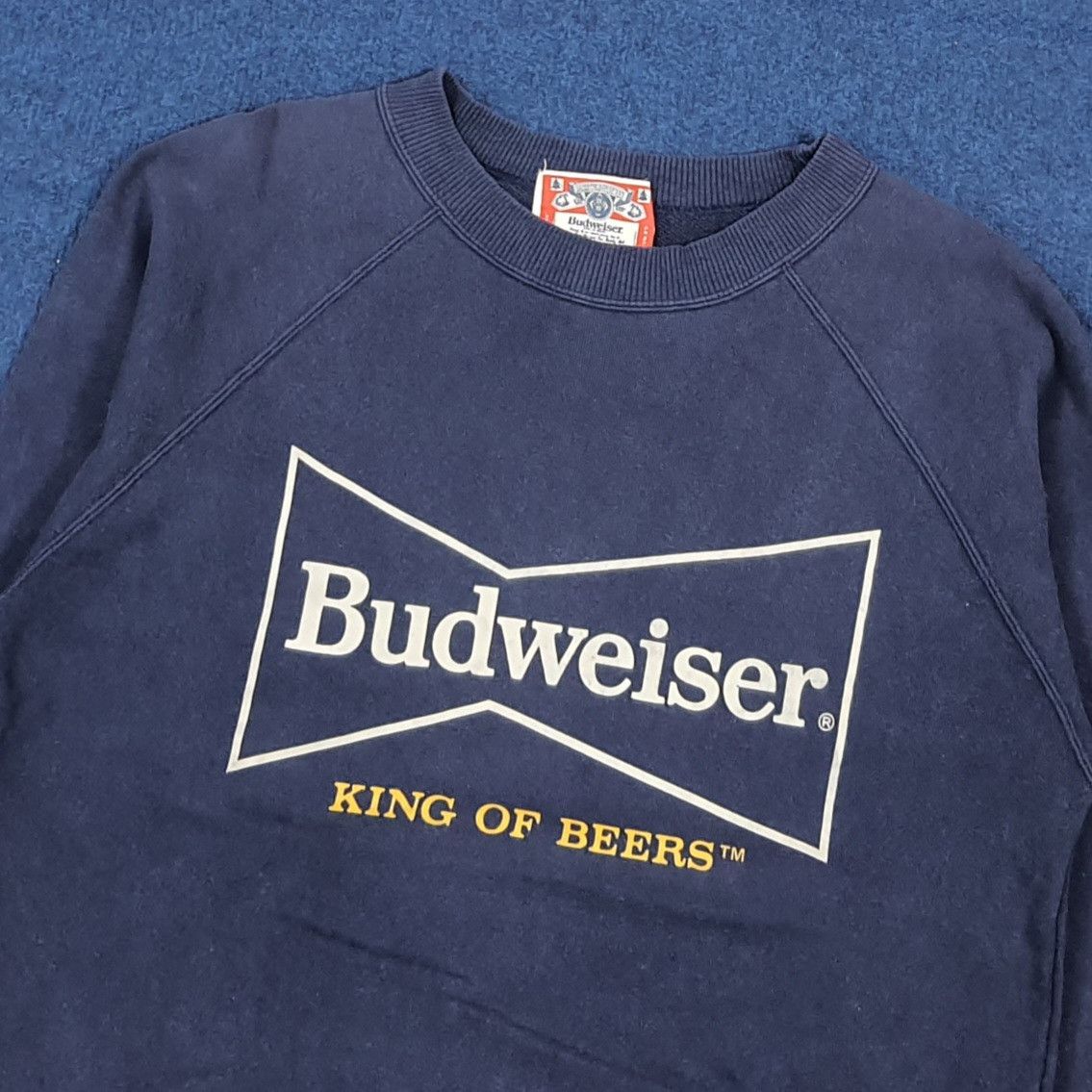 Budweiser Vintage Budweiser King of Beers Sweatshirt C290N29 Size US S / EU 44-46 / 1 - 2 Thumbnail