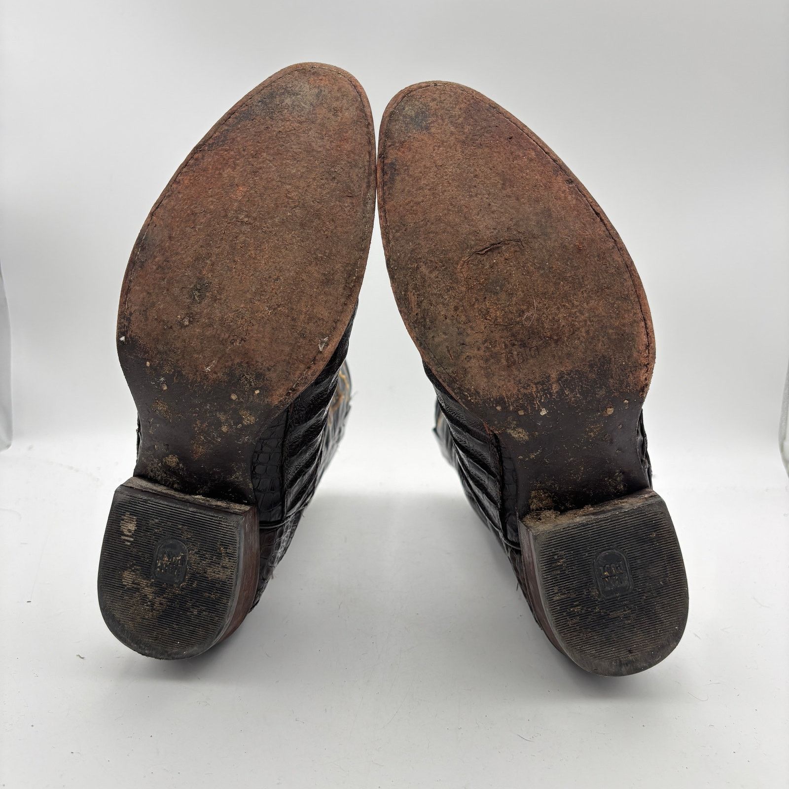 Dan Post DanPost Birmingham Caiman Leather Boots 10.5D Cowboy Western Size US 10.5 / EU 43-44 - 7 Thumbnail