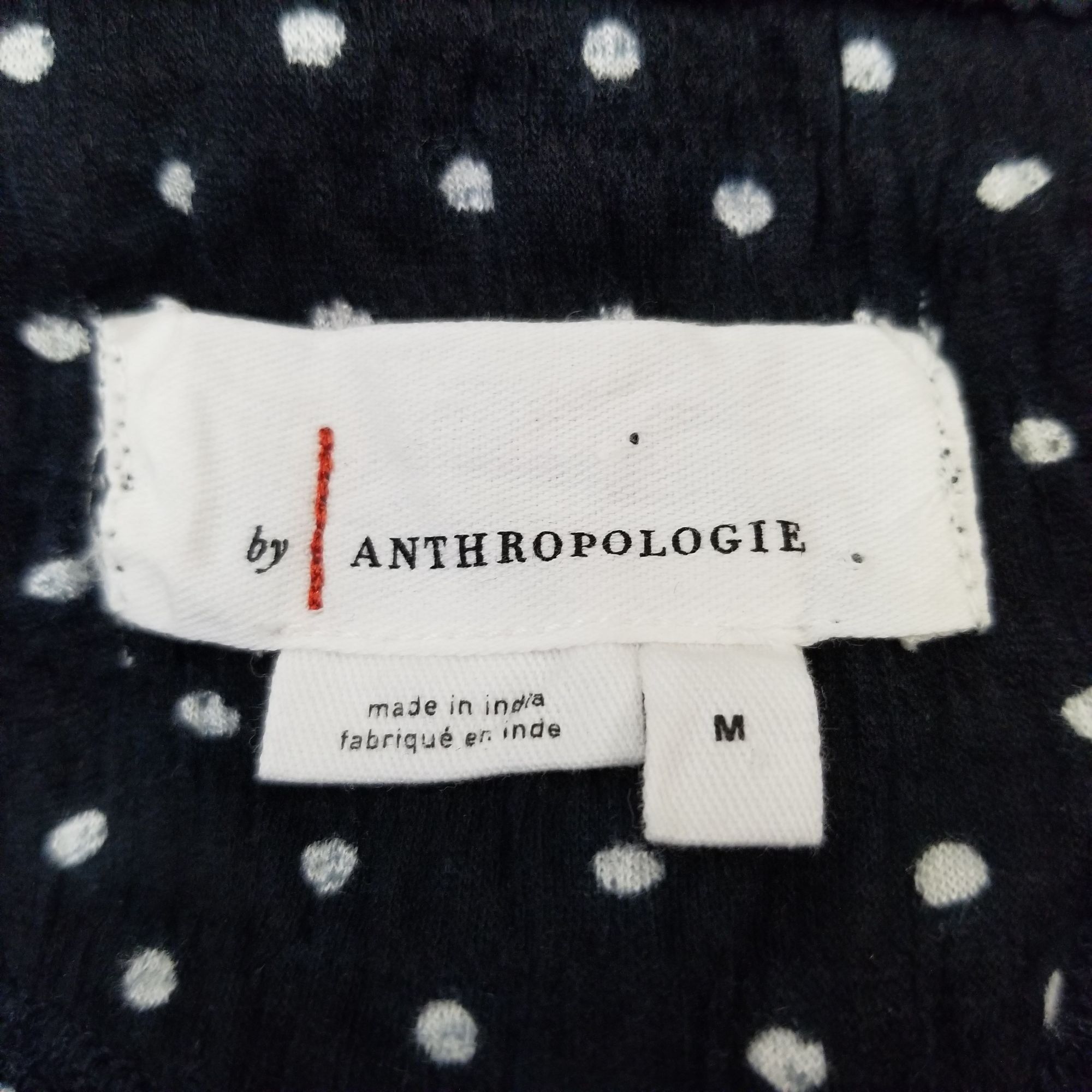 Anthropologie Anthropologie M Blue White Polka Dot Tunic Top Sleeveless St Size M / US 6-8 / IT 42-44 - 3 Thumbnail