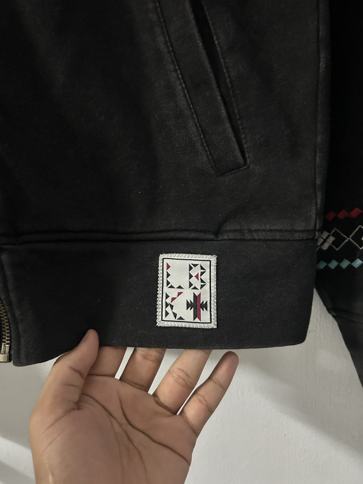 Japanese Brand Vintage Low Blow Knuckle Hoodie Aztec Design Size US S / EU 44-46 / 1 - 4 Thumbnail
