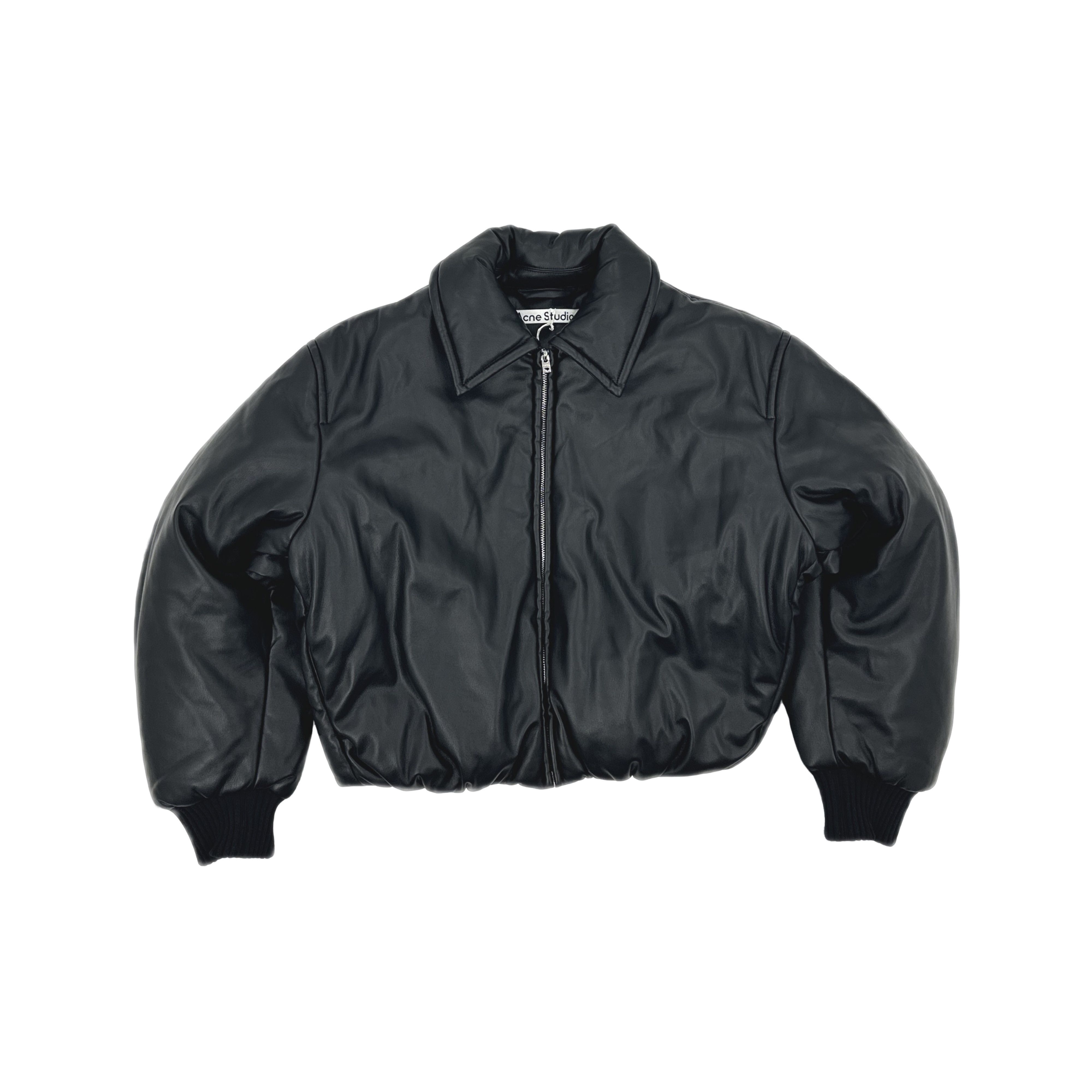 Acne Studios Acne Studios Faux Leather Bomber Jacket 36 Size XS / US 0-2 / IT 36-38 - 1 Thumbnail