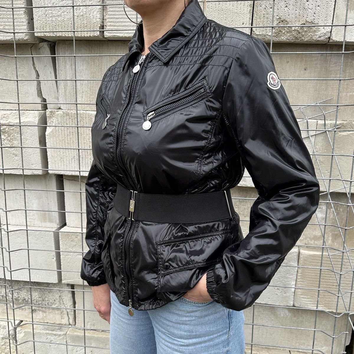 Moncler Moncler Light Jacket 5 Feme Woman Nylon Moyadons Maya Coat Size XL / US 12-14 / IT 48-50 - 1 Thumbnail