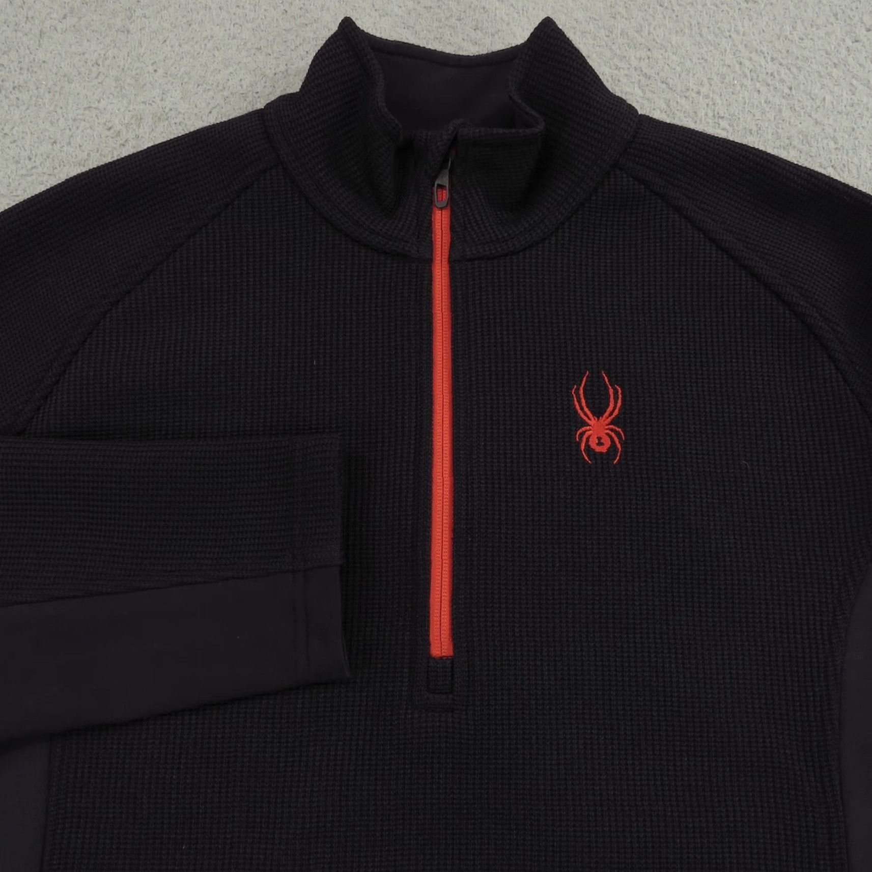 Spyder Spyder Jacket Men Large Black Core Fleece 1/2 Zip Pullover Ski Lodge Sweater Vintage Size US L / EU 52-54 / 3 - 2 Thumbnail