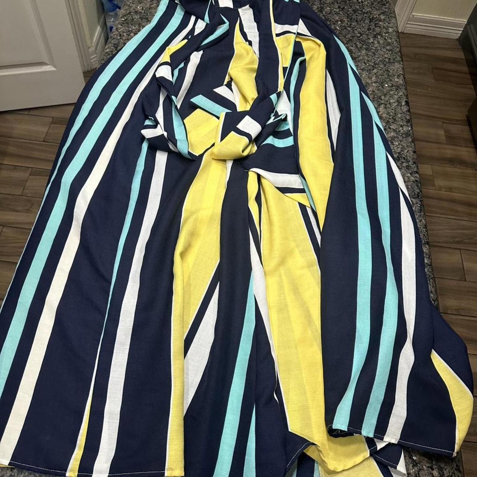 Other Women's Multi and Blue Trousers Size 28" / US 6 / IT 42 - 1 Thumbnail