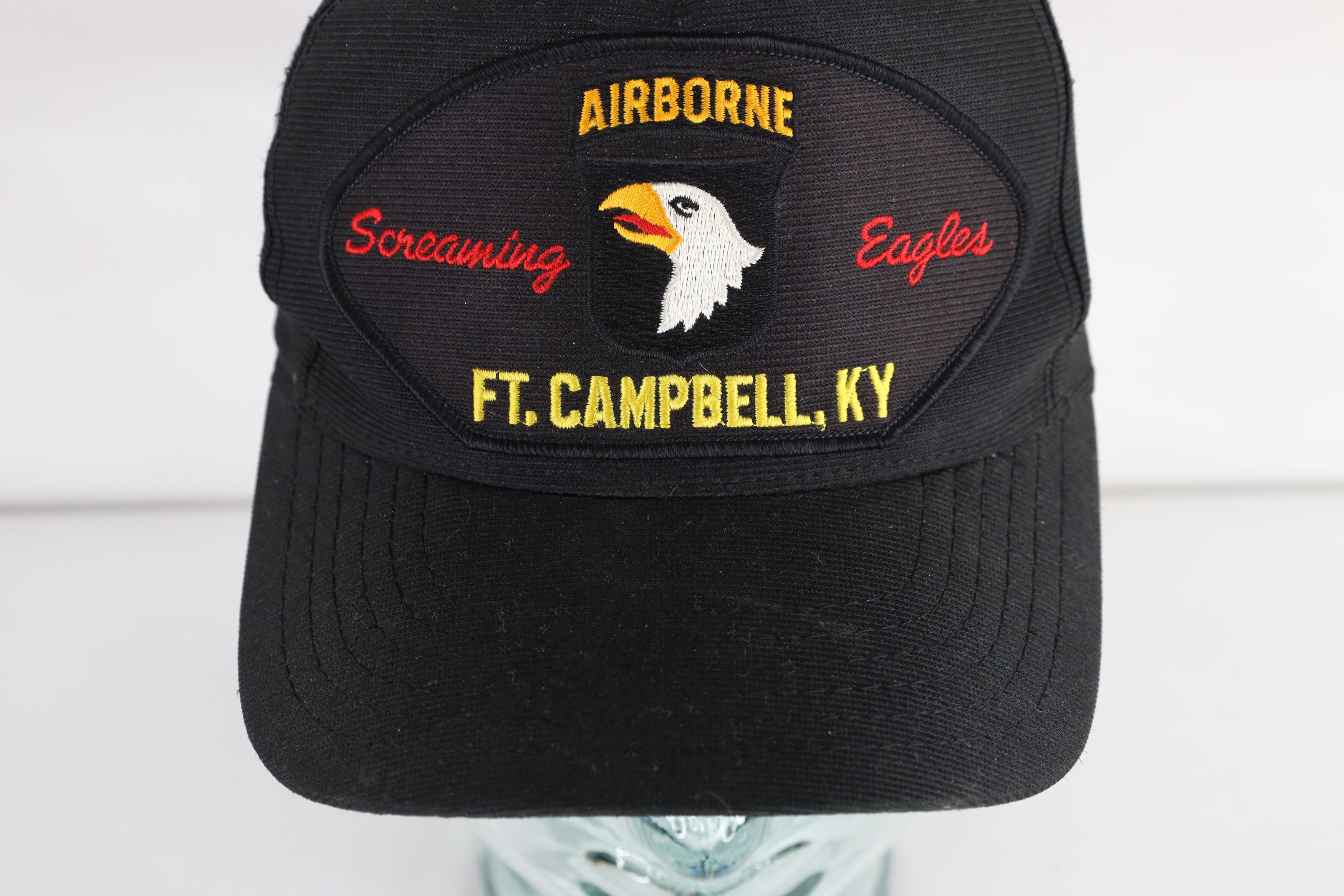 Vintage Vintage 80s 90s Airborne Screaming Eagles Ft Campbell Hat Size ONE SIZE - 2 Thumbnail