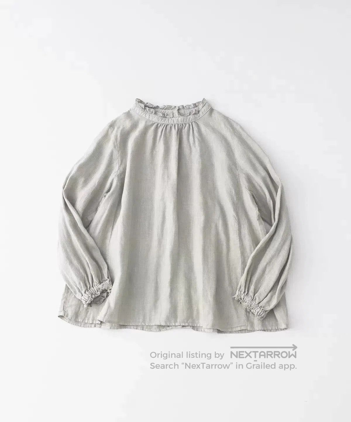Japanese Brand Nestrobe Linen Shirt with Versatile Design. Size S / US 4 / IT 40 - 2 Thumbnail