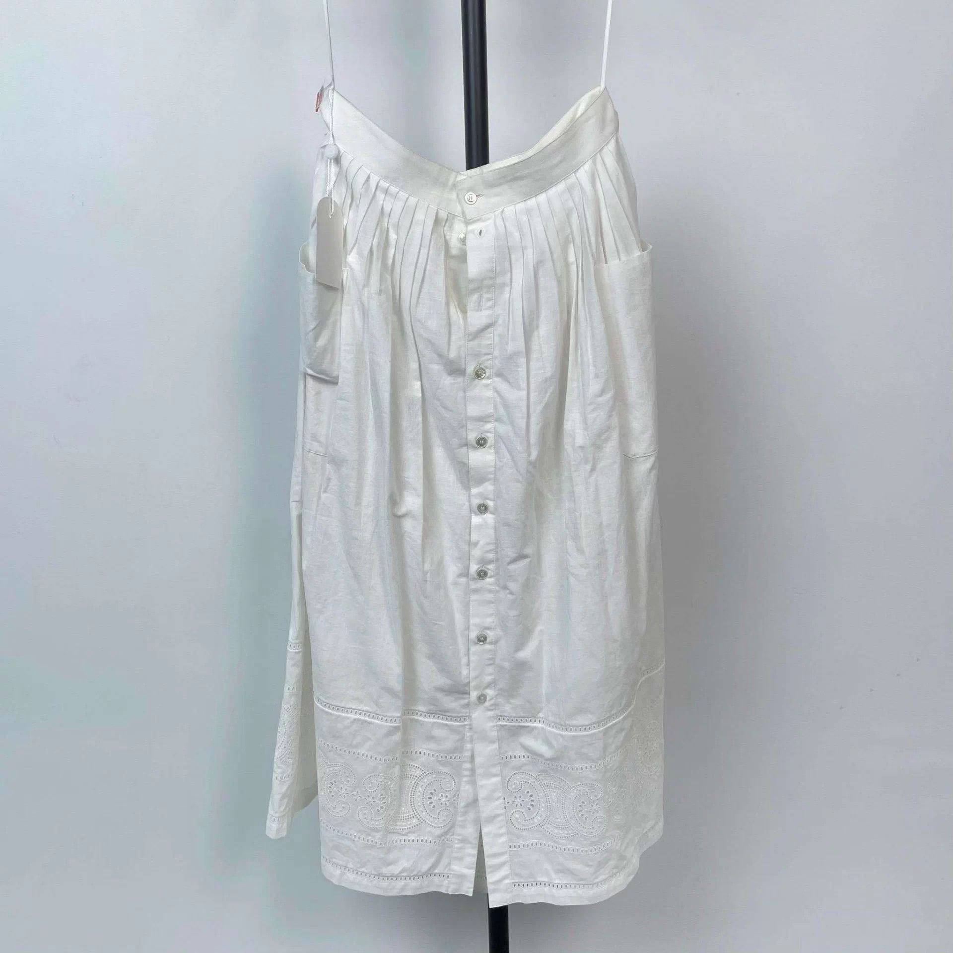 Celine Celine Women's White Skirt 40 Size 28" / US 6 / IT 42 - 1 Thumbnail