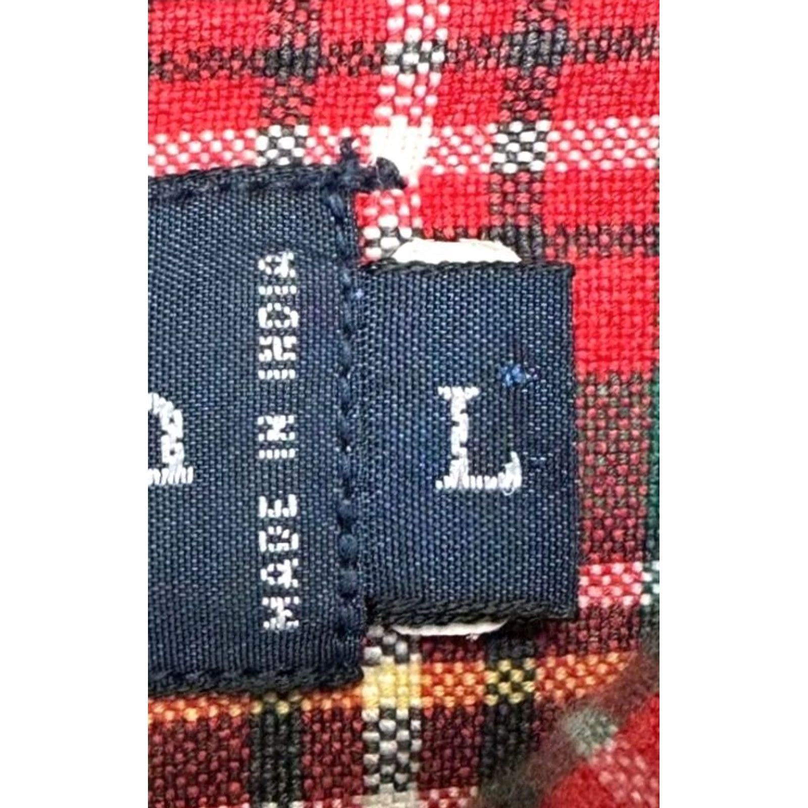 Ralph Lauren Ralph Lauren Shirt Adult Large Blaire Red Plaid Button-Down Cotton Mens Size US L / EU 52-54 / 3 - 6 Thumbnail