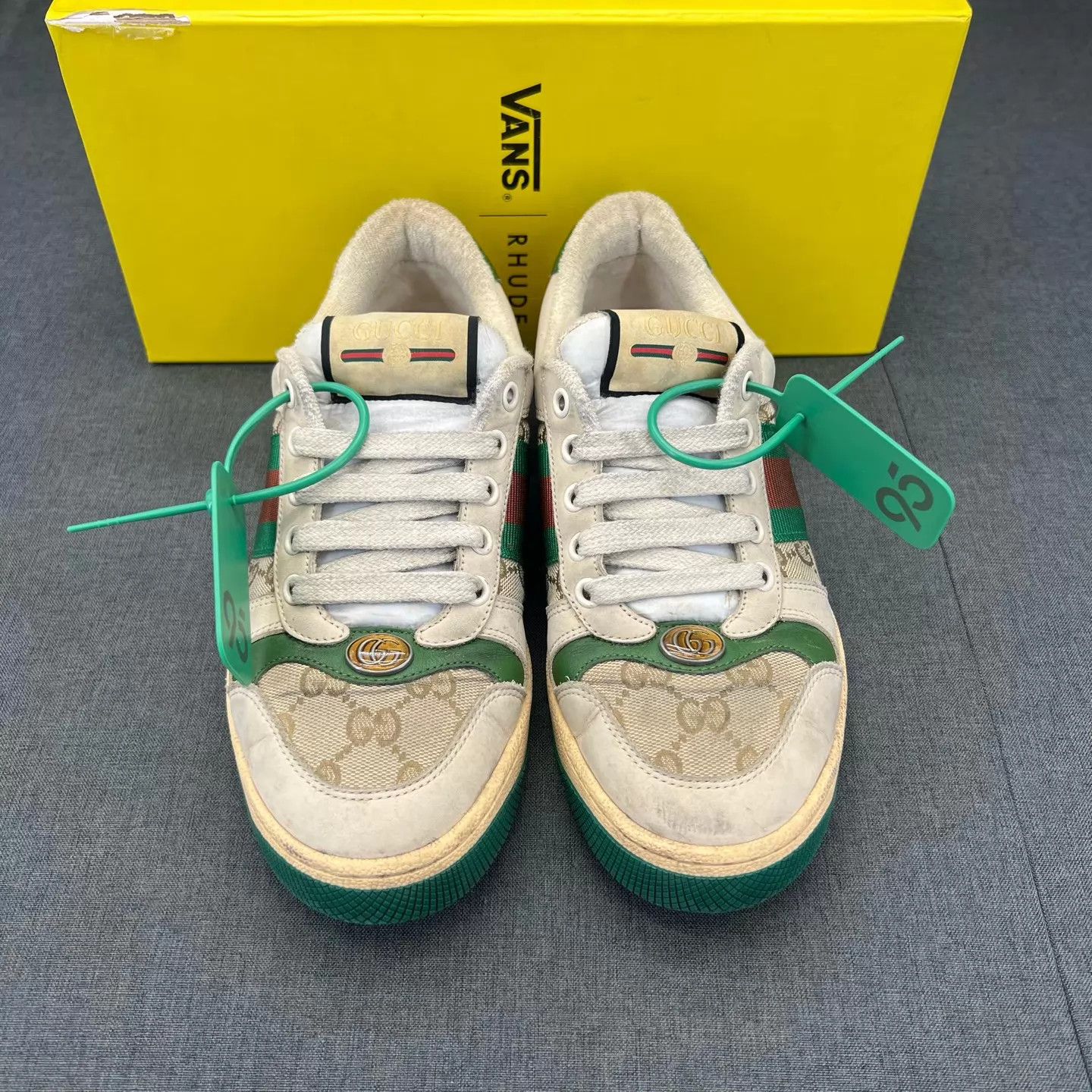 Gucci Gucci Green Ace Sneaker W36, Original Box, New Size US 5.5 / IT 35.5 - 5 Thumbnail