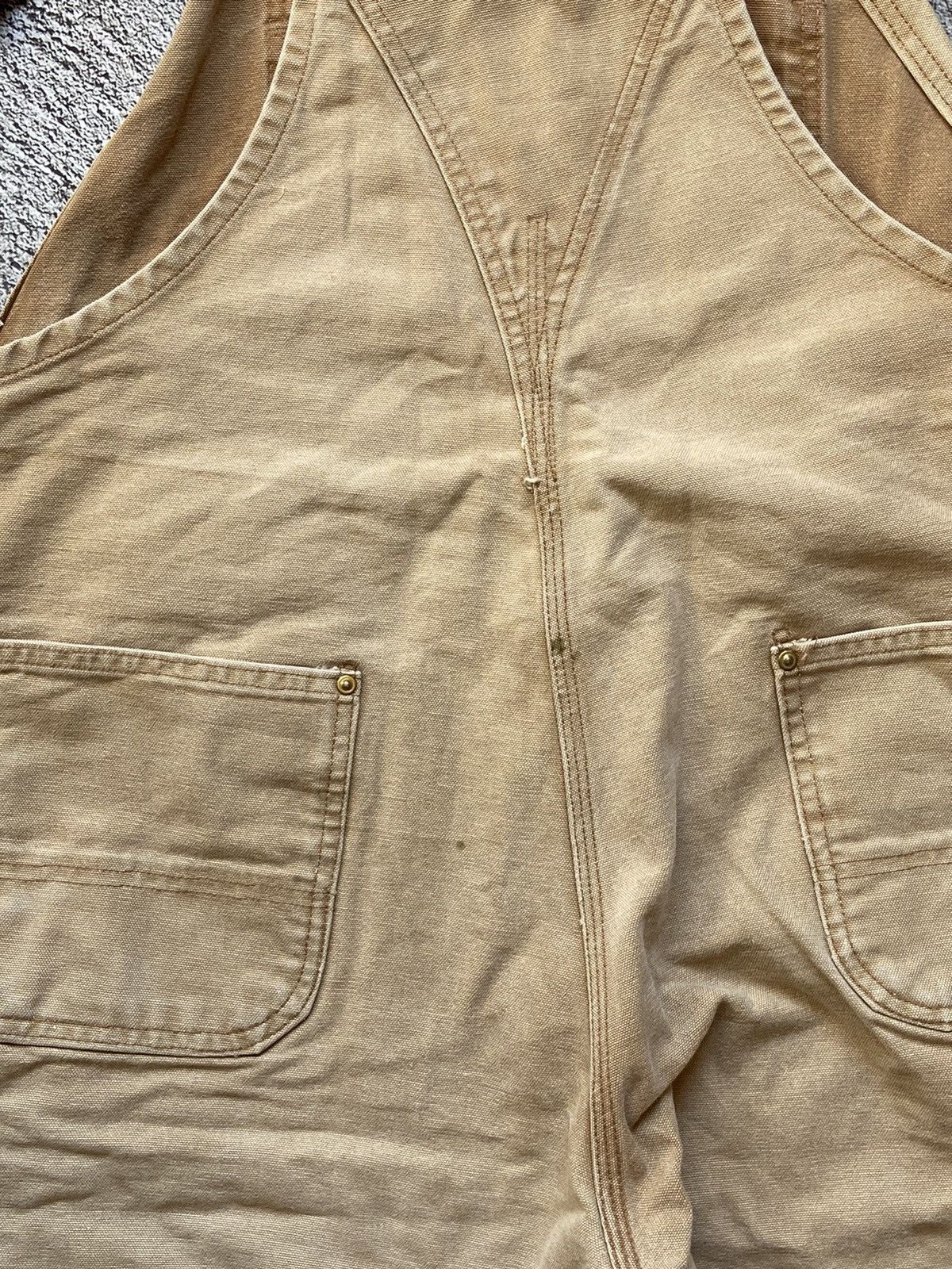 Carhartt × Vintage Vintage 80s Carhartt Archival Faded Distressed Overall Size US 40 / EU 56 - 19 Thumbnail