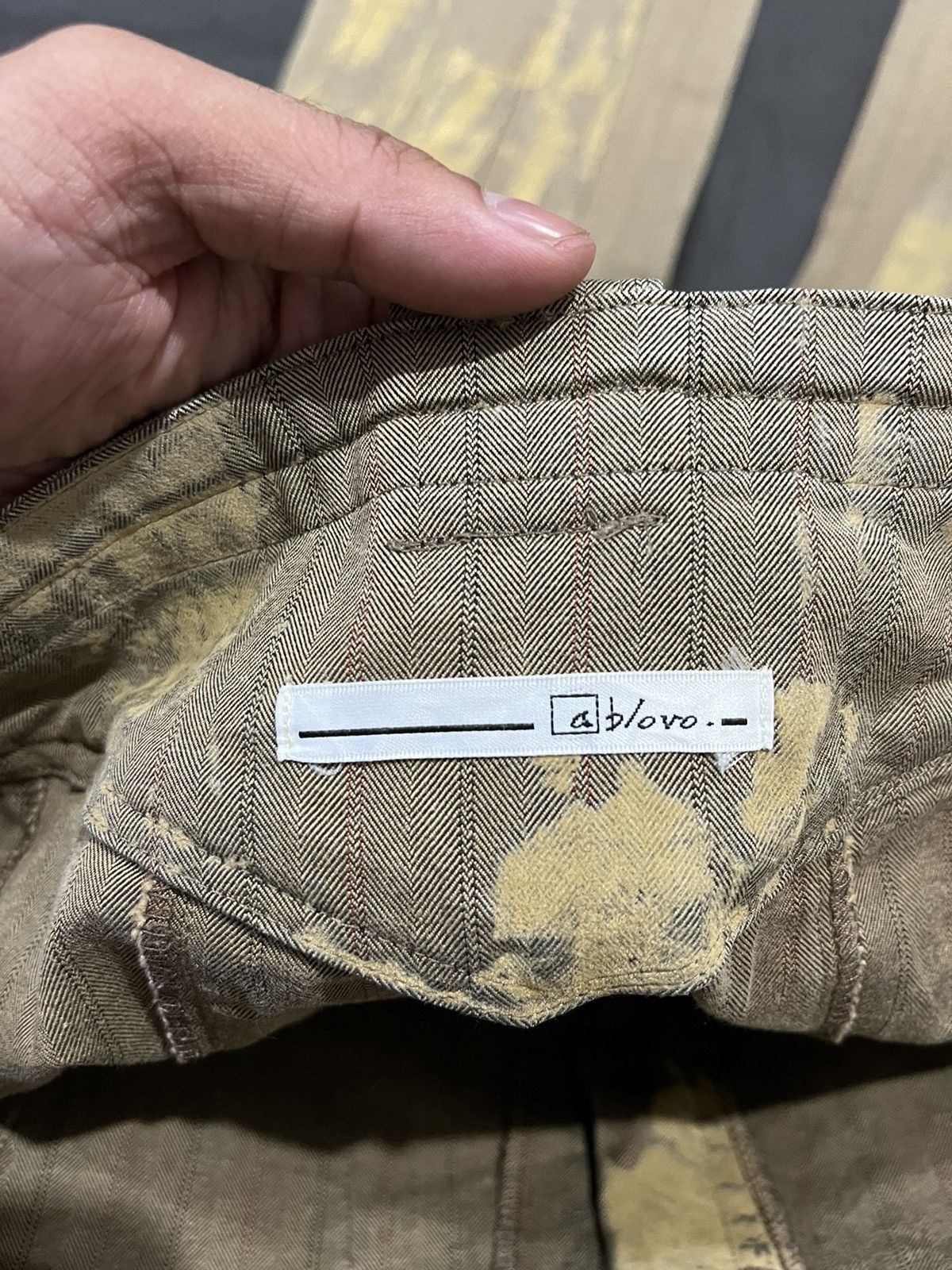 Vintage 💸BINDINGOFFER💸Ablovo archive flared pants Size 29" - 3 Thumbnail