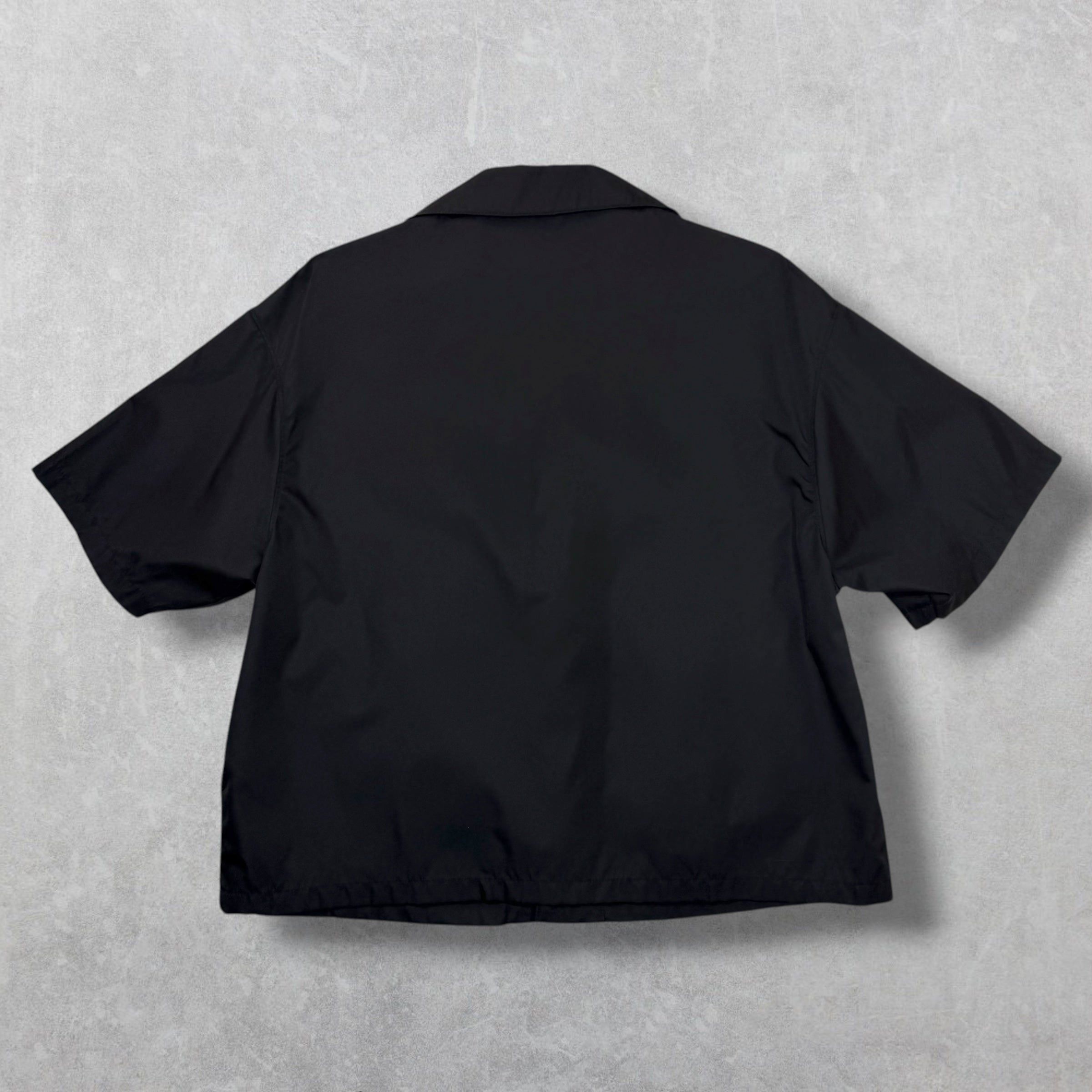 Prada Prada Re-Nylon Short Sleeve Shirt Black M Size US M / EU 48-50 / 2 - 2 Thumbnail